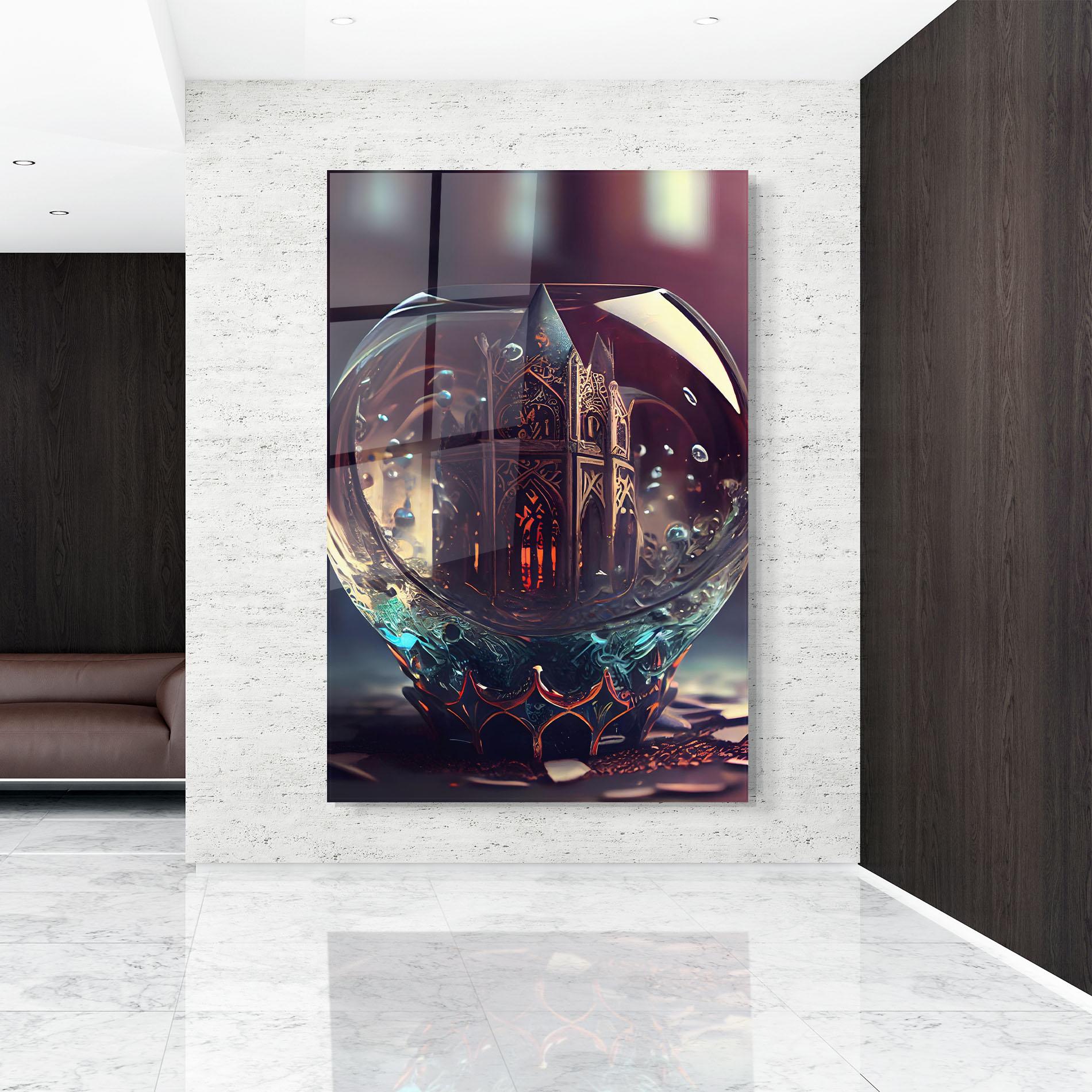 Üvegkép Church Ball mockup 9