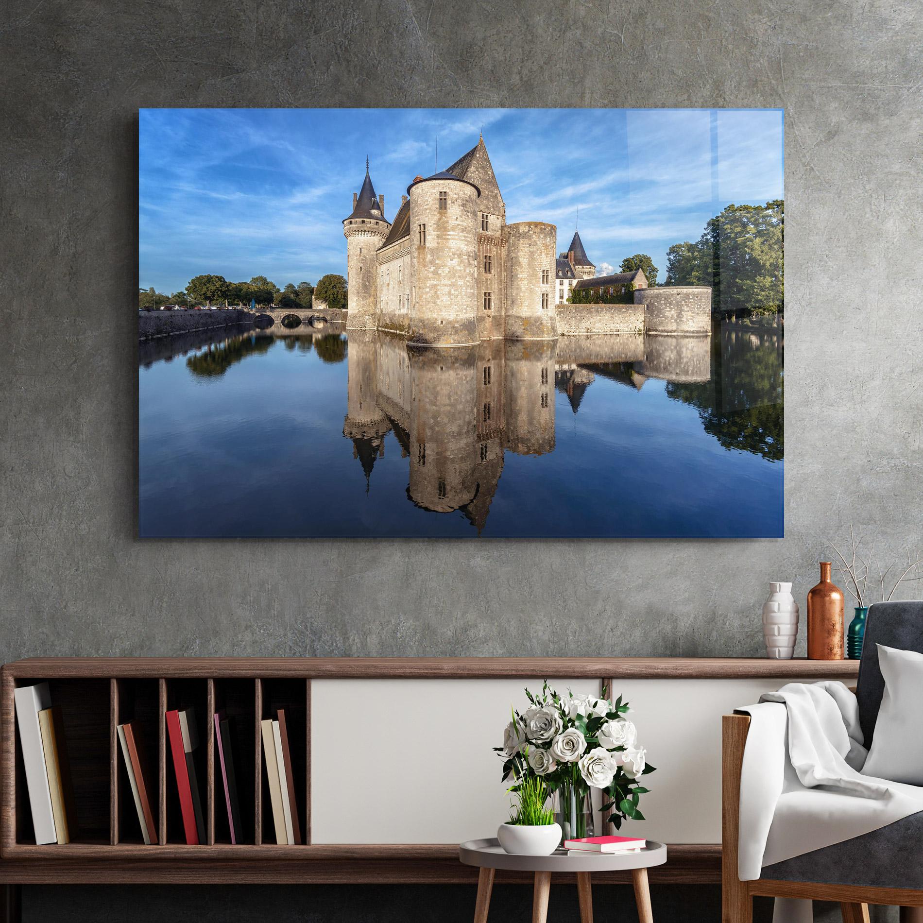 Üvegkép Castle Chateau De Sullysurloire mockup 2