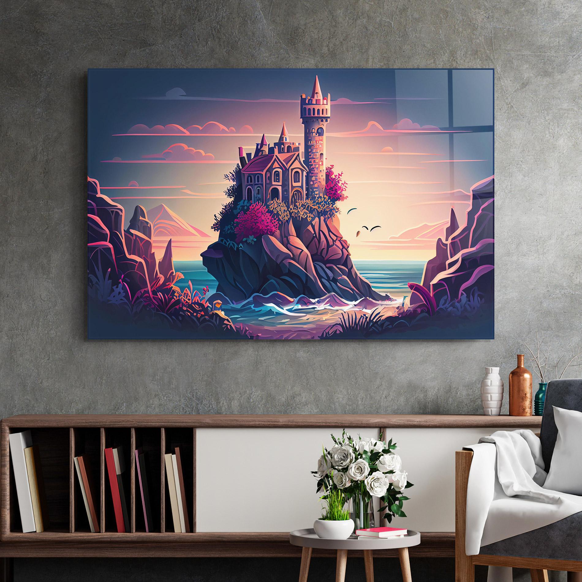 Üvegkép Cliff Castle mockup 2