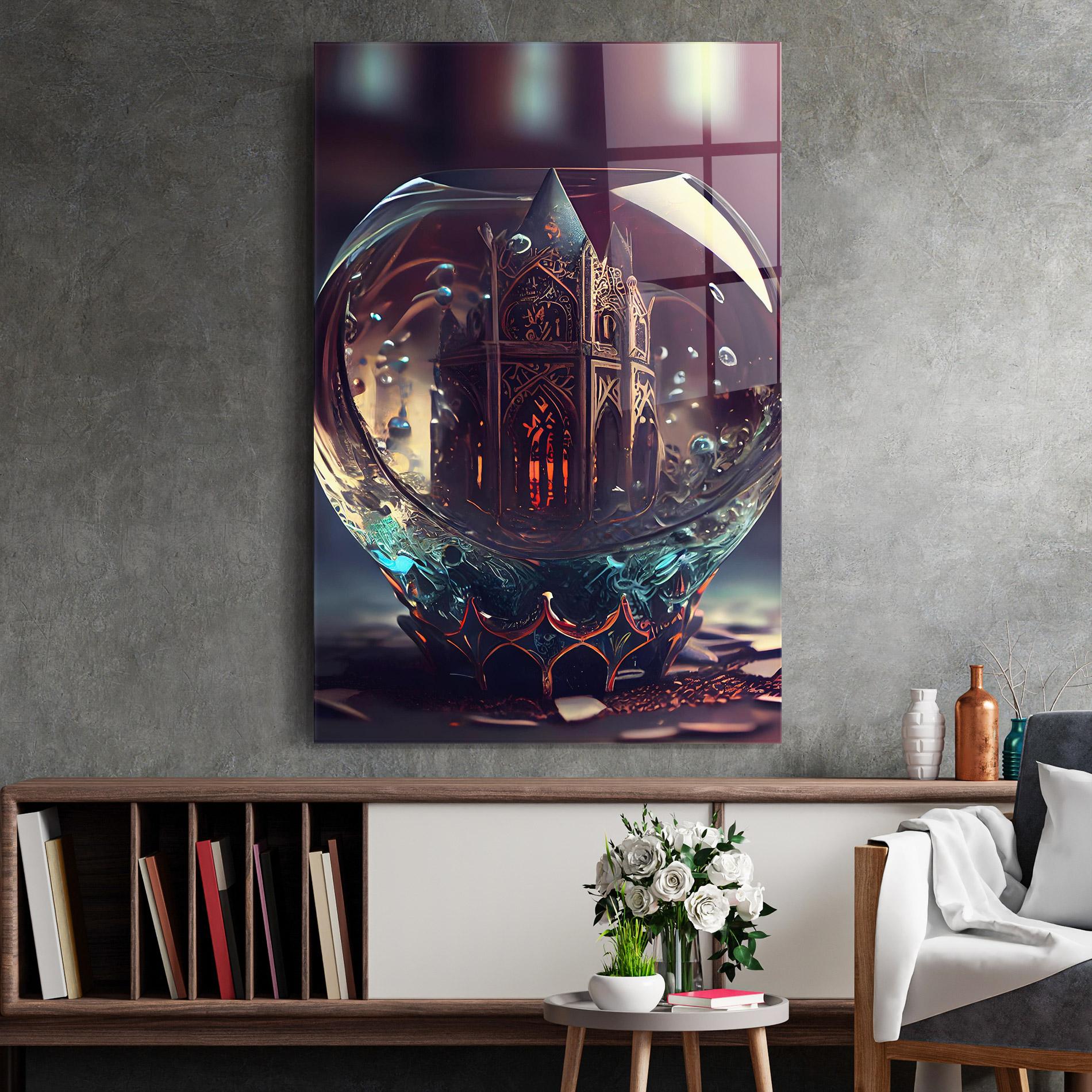 Üvegkép Church Ball mockup 2