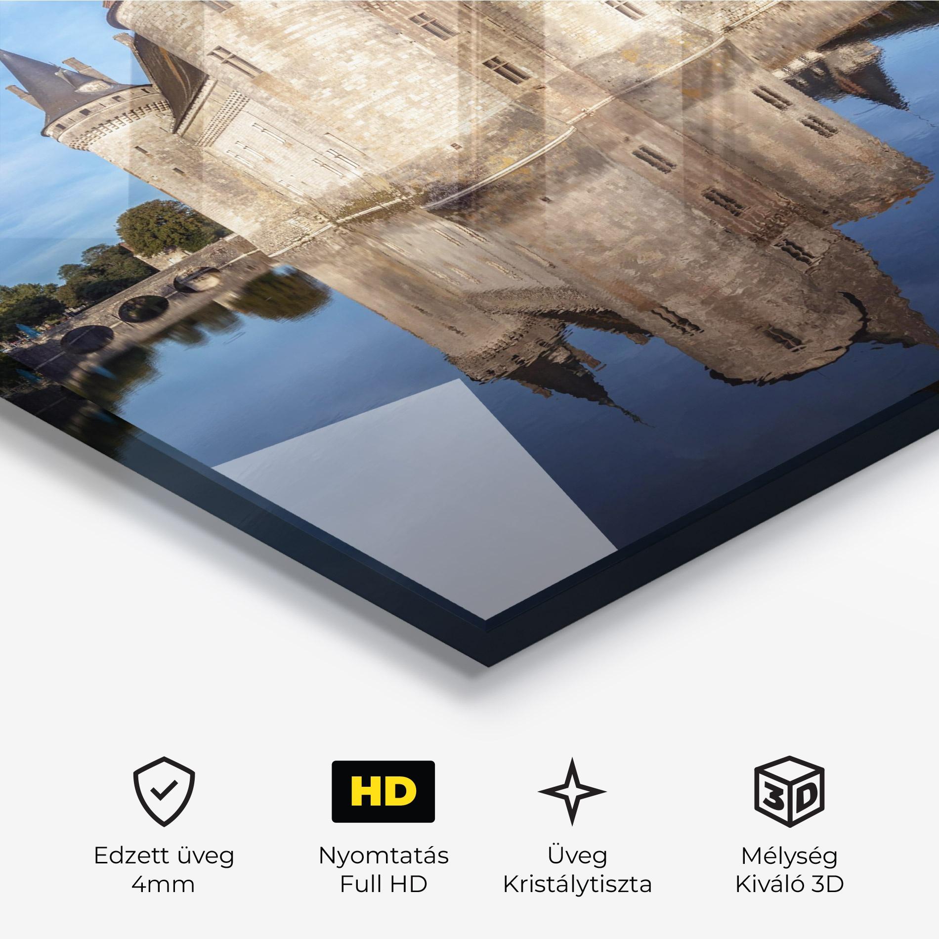 Üvegkép Castle Chateau De Sullysurloire mockup 3