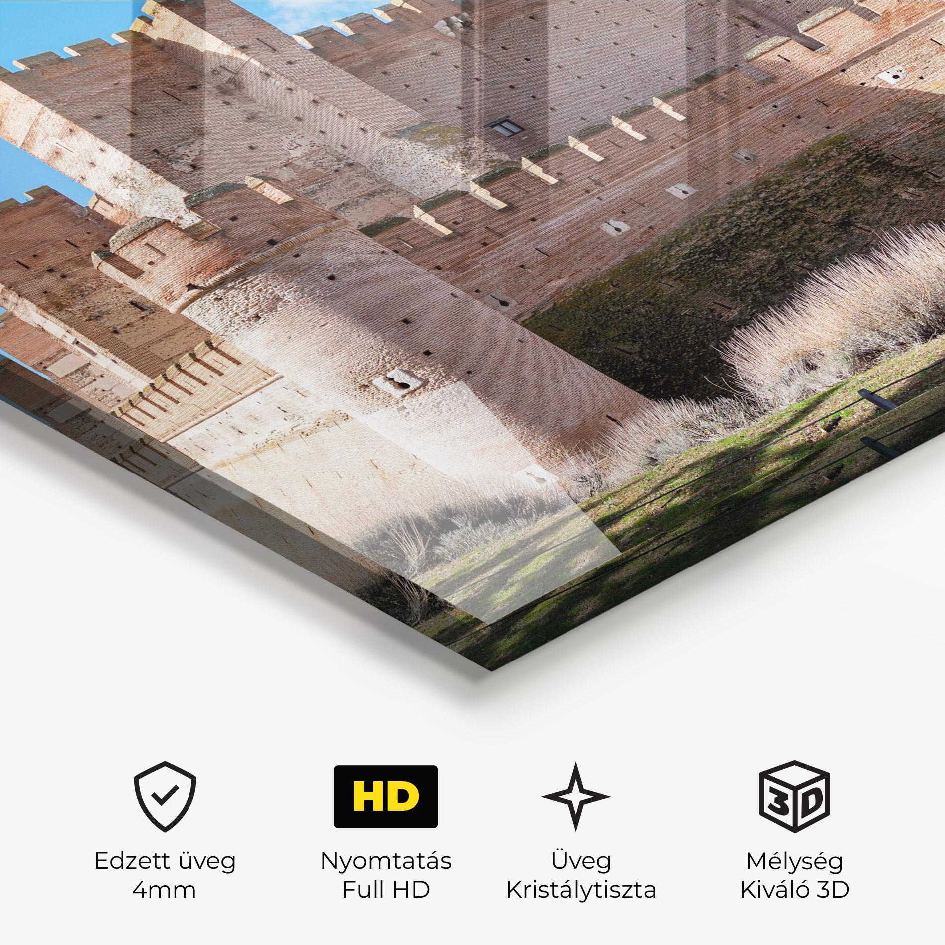 Üvegkép Castle La Mota mockup 3