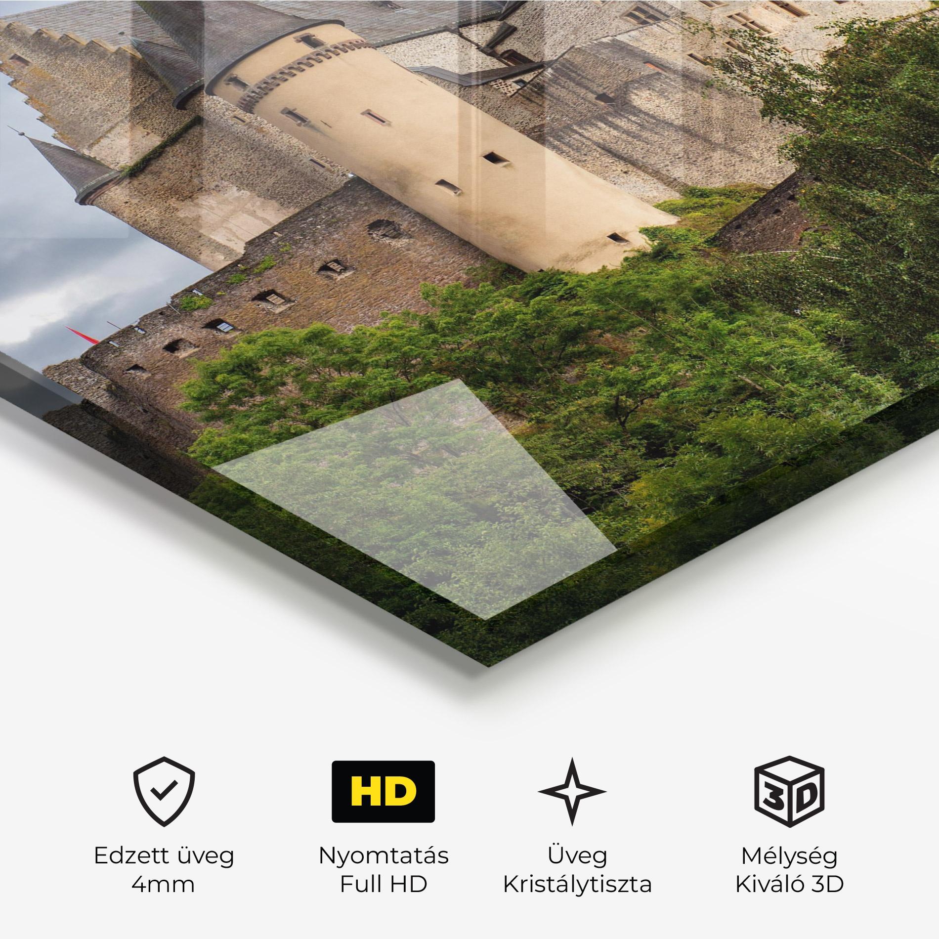 Üvegkép Castle Vianden mockup 3