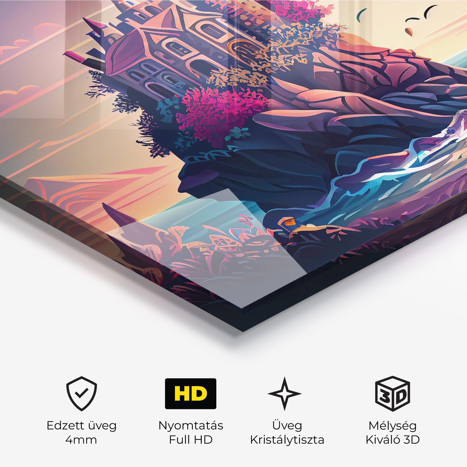 Üvegkép Cliff Castle mockup 3