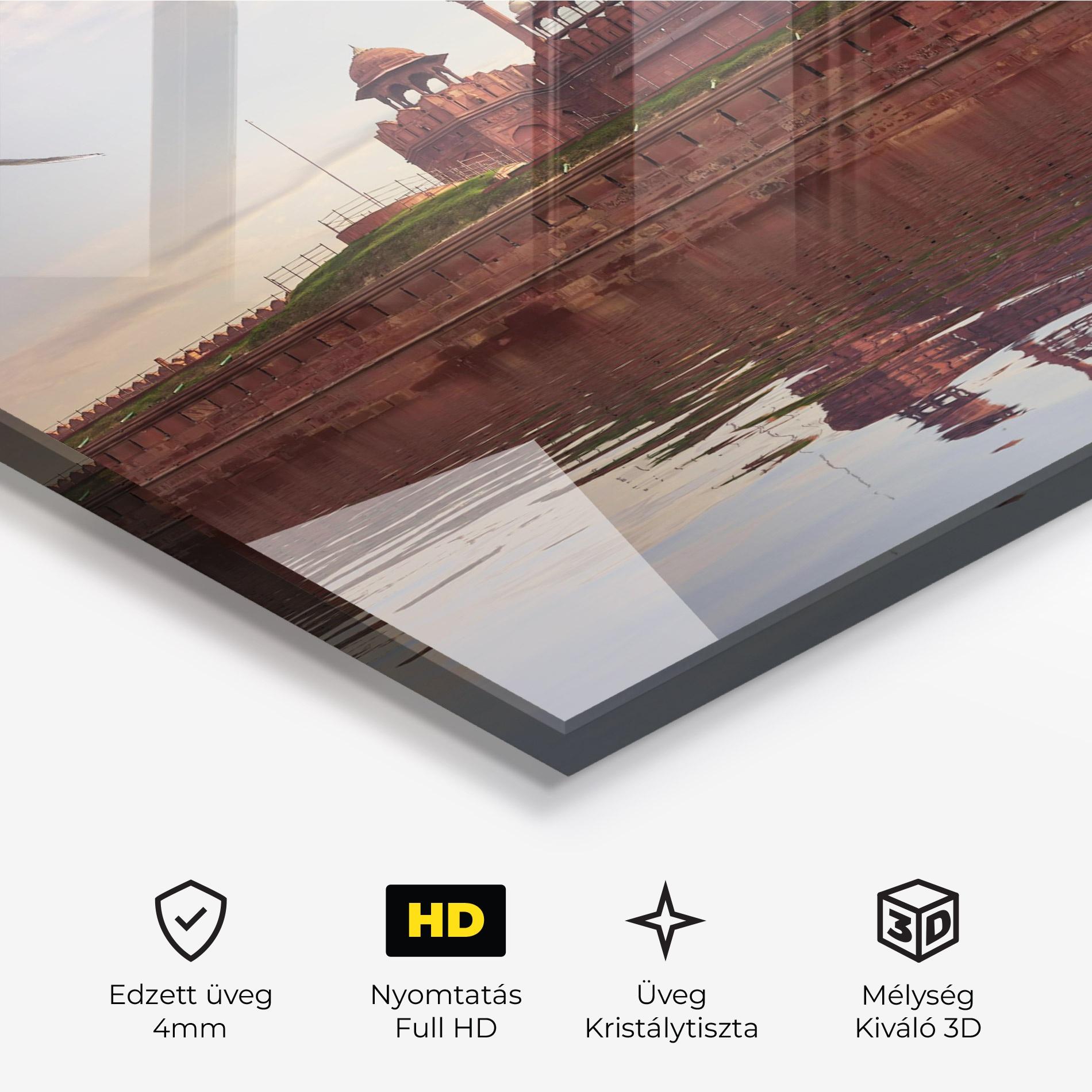 Üvegkép Delhi India mockup 3