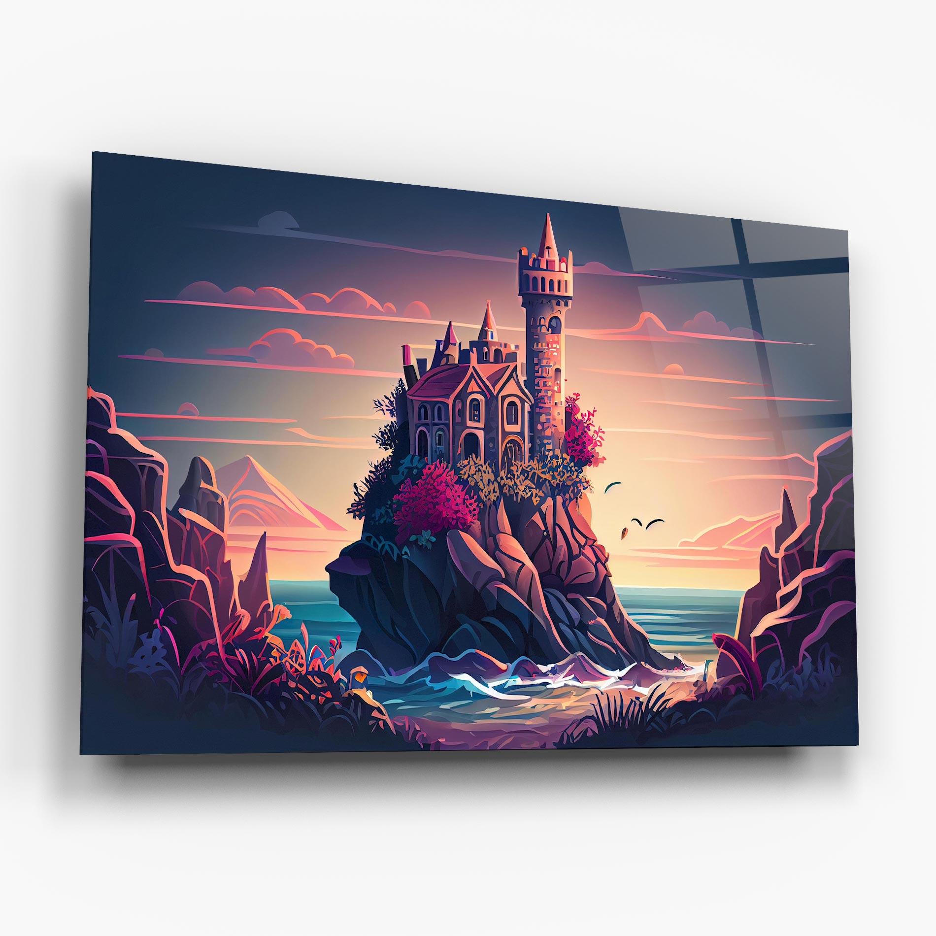 Üvegkép Cliff Castle mockup 6