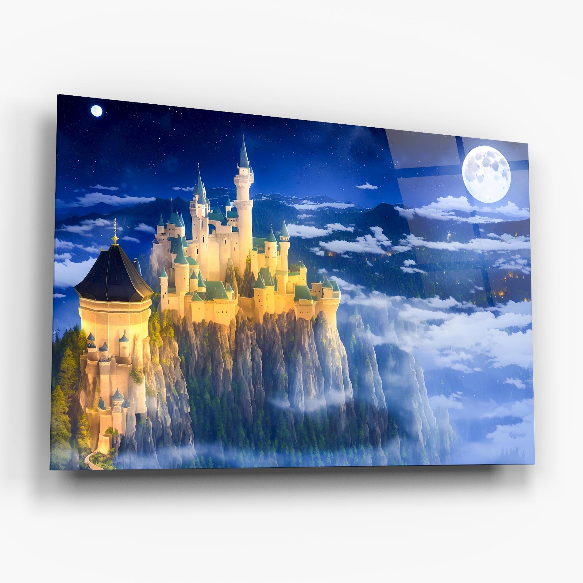 Üvegkép Fairytale Castle mockup 6