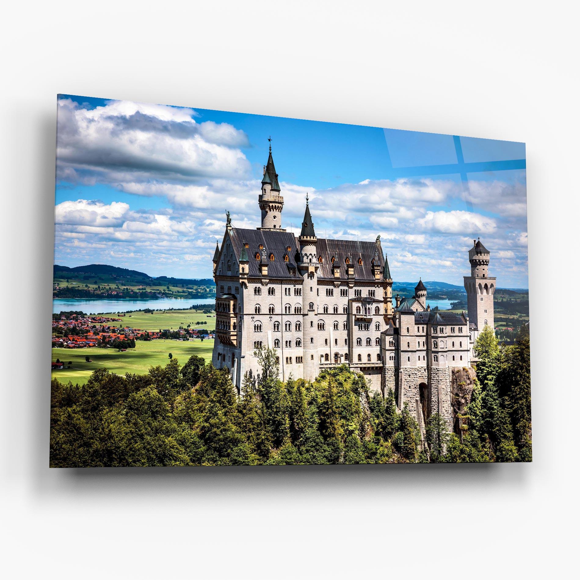 Üvegkép Neuschwanstein Germany mockup 6