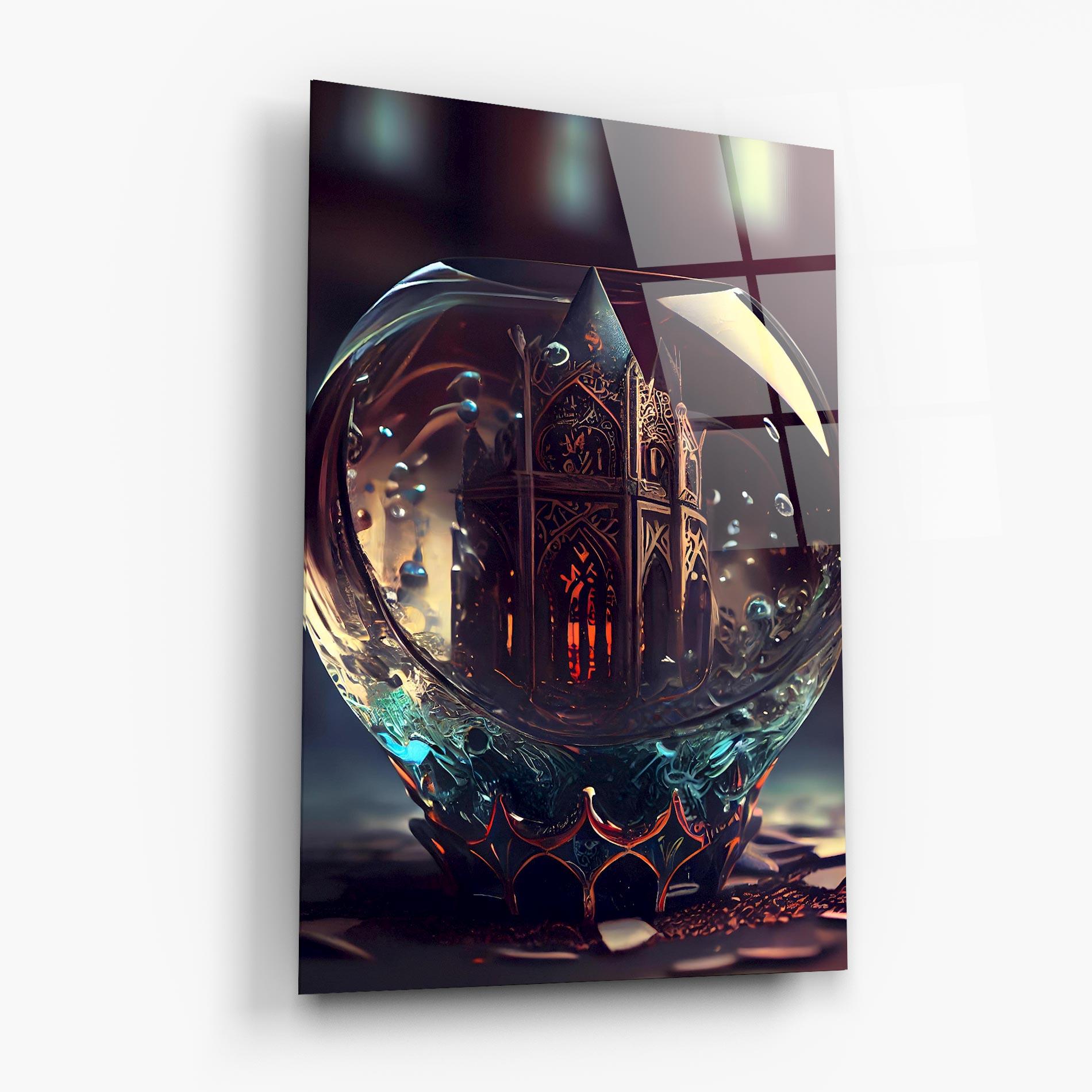 Üvegkép Church Ball mockup 6