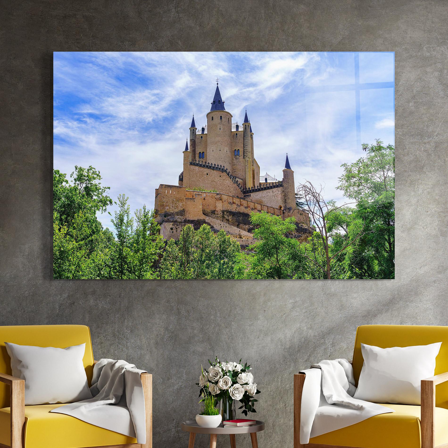 Üvegkép Castle Alcazar mockup 4