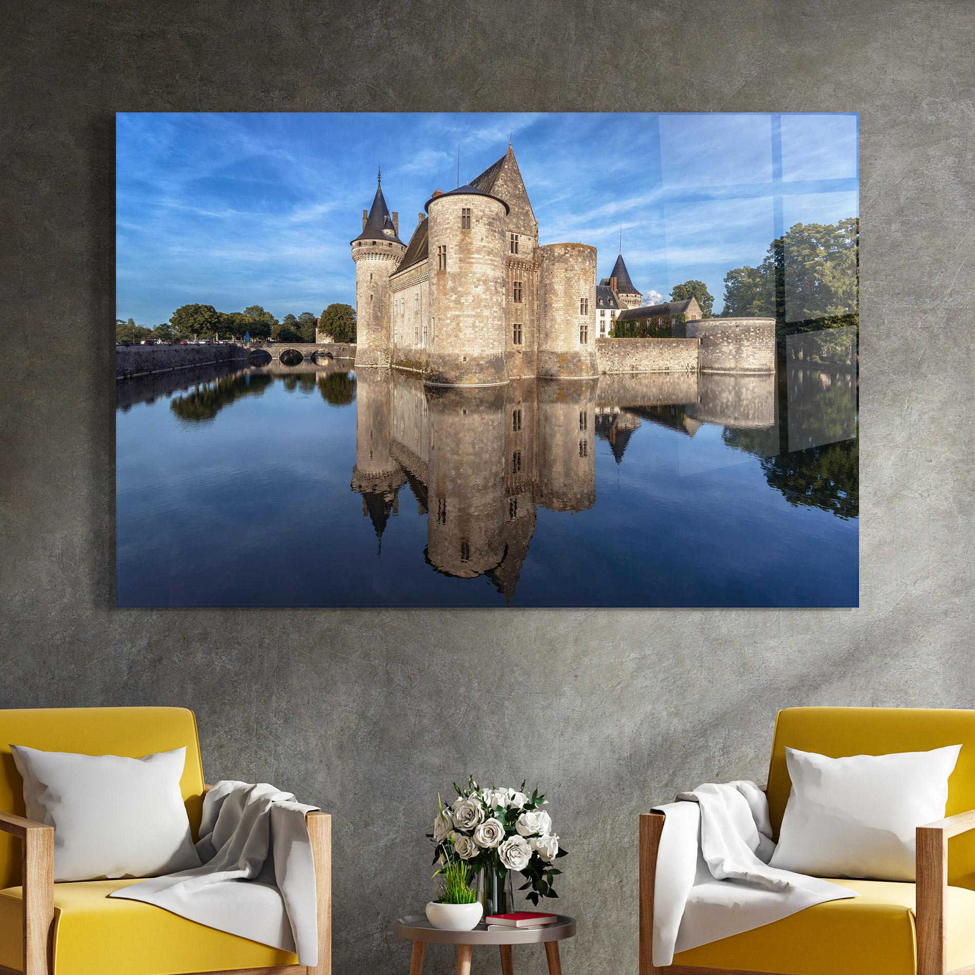 Üvegkép Castle Chateau De Sullysurloire mockup 4