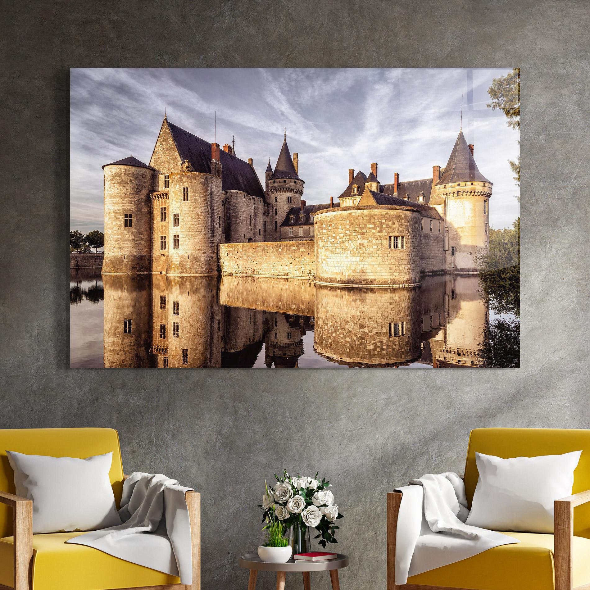 Üvegkép Chateau Castle mockup 4