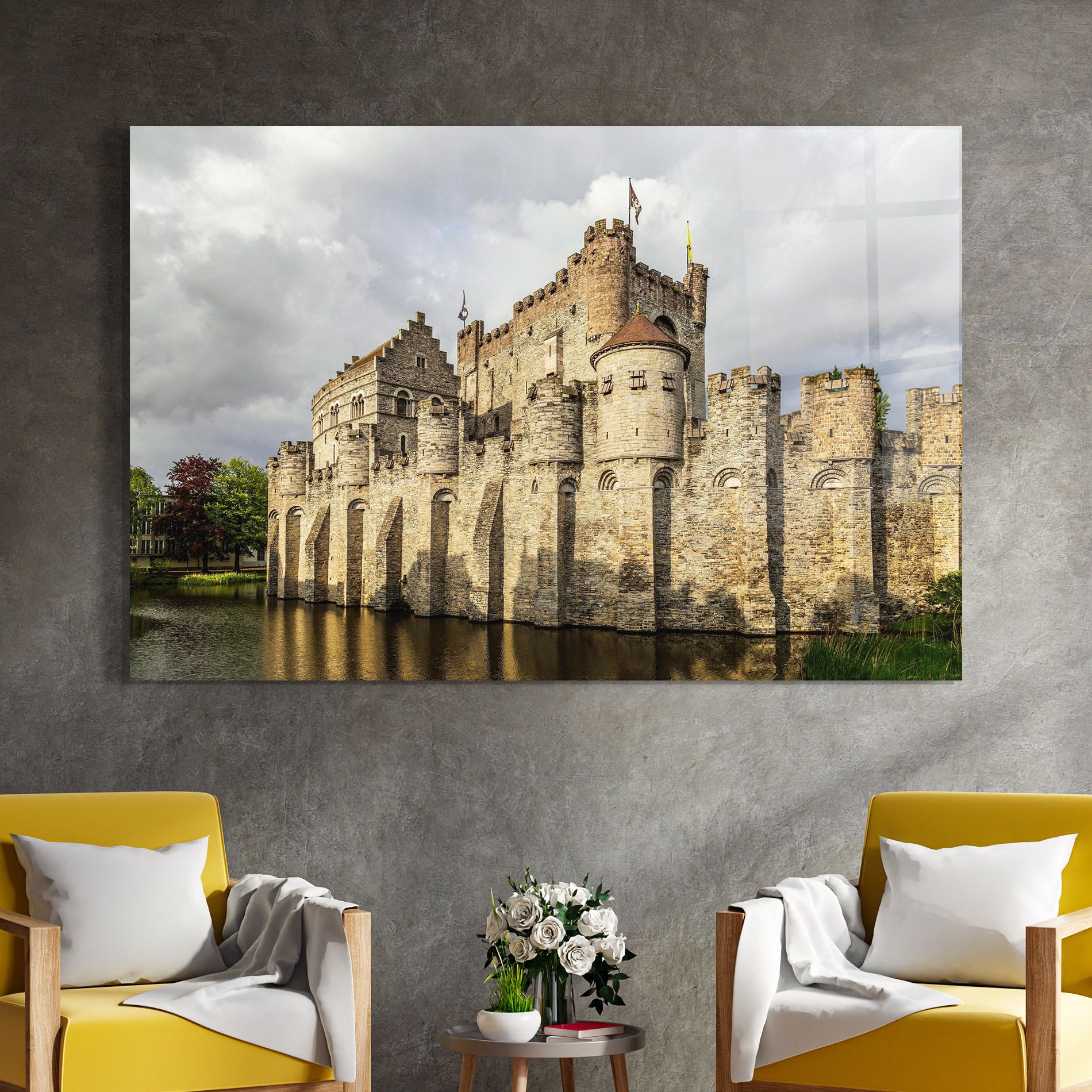 Medieval Castle Belgium mockup 4