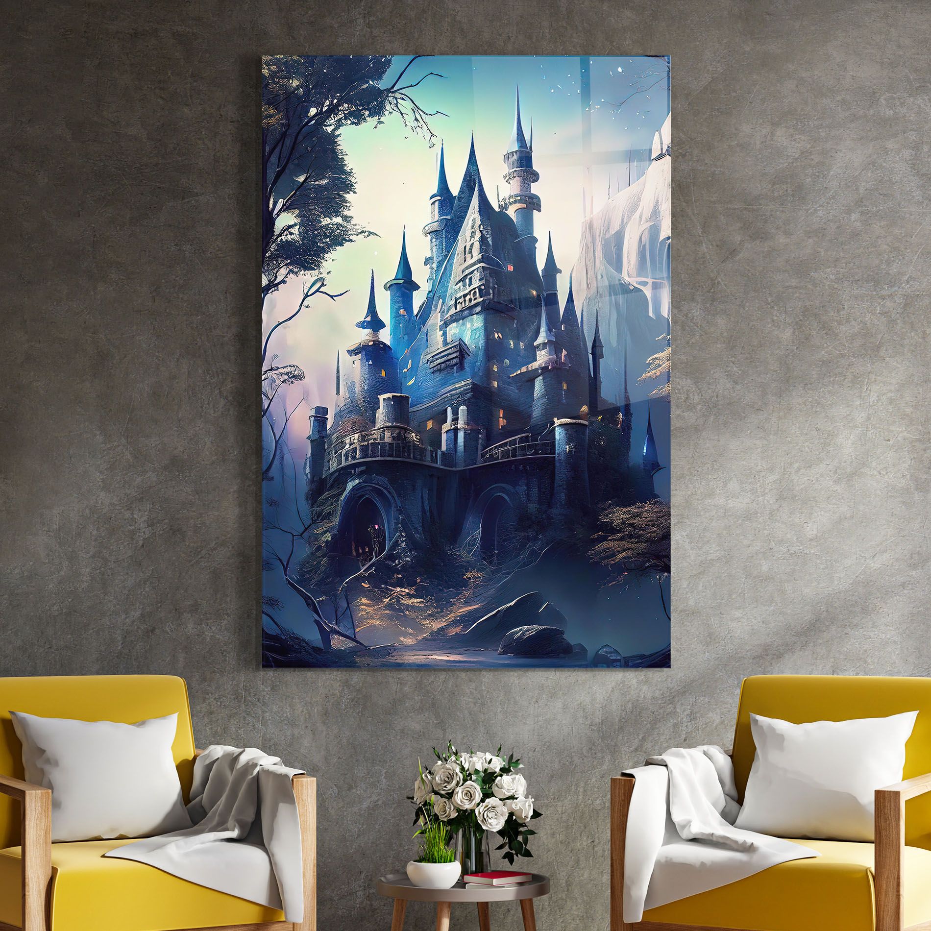 Blue Art Castle mockup 4