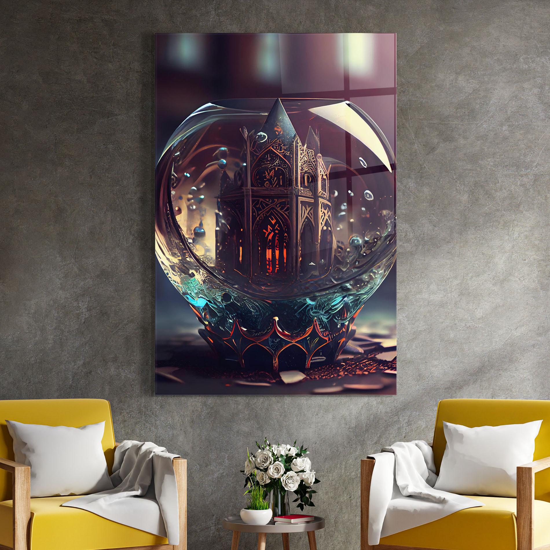 Üvegkép Church Ball mockup 4