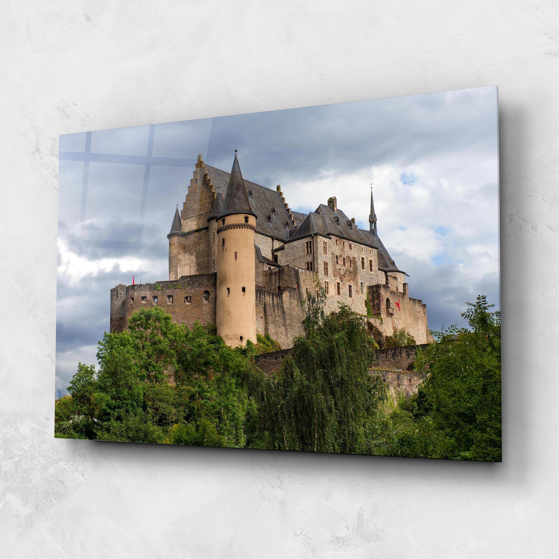 Üvegkép Castle Vianden mockup 1