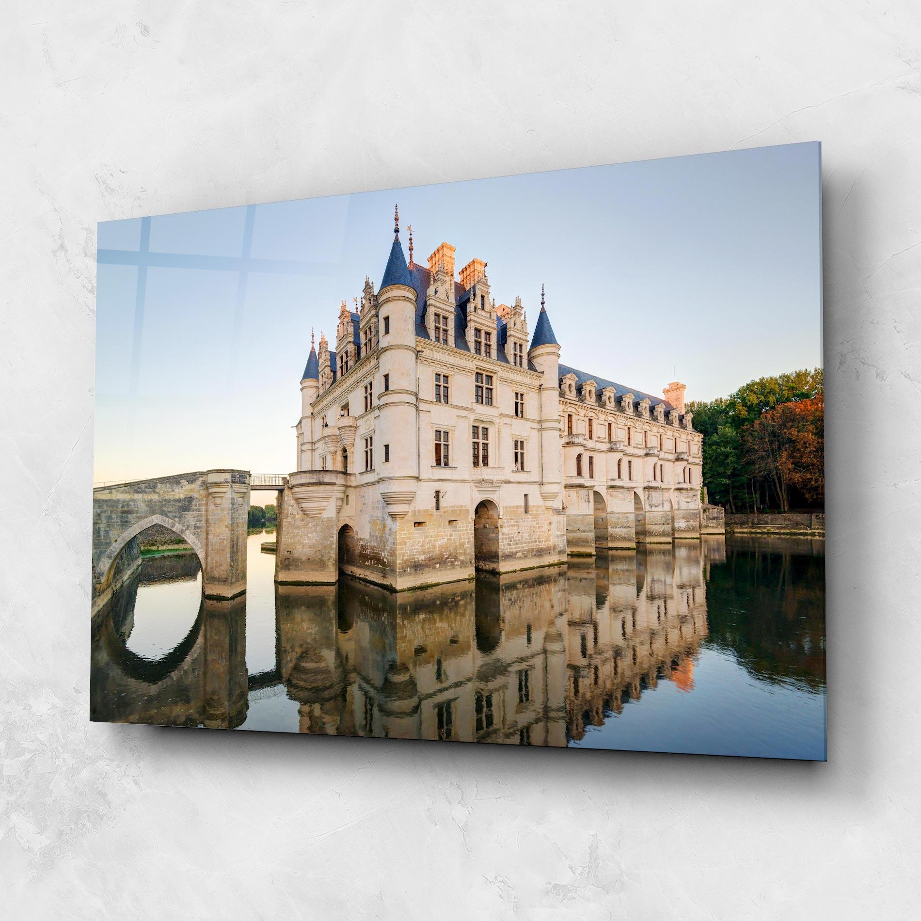 Üvegkép Chateau France mockup 1