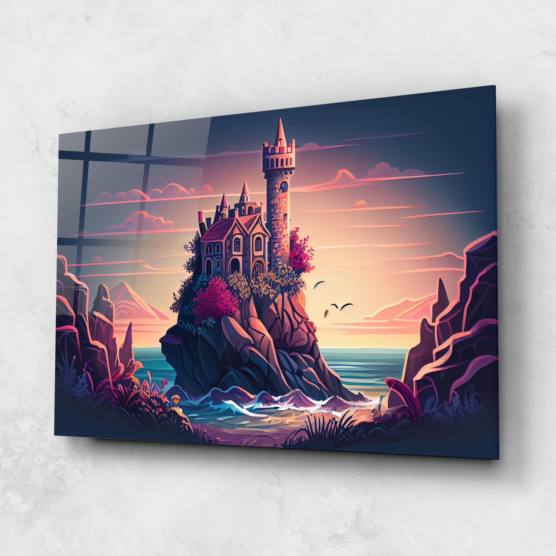 Üvegkép Cliff Castle mockup 1