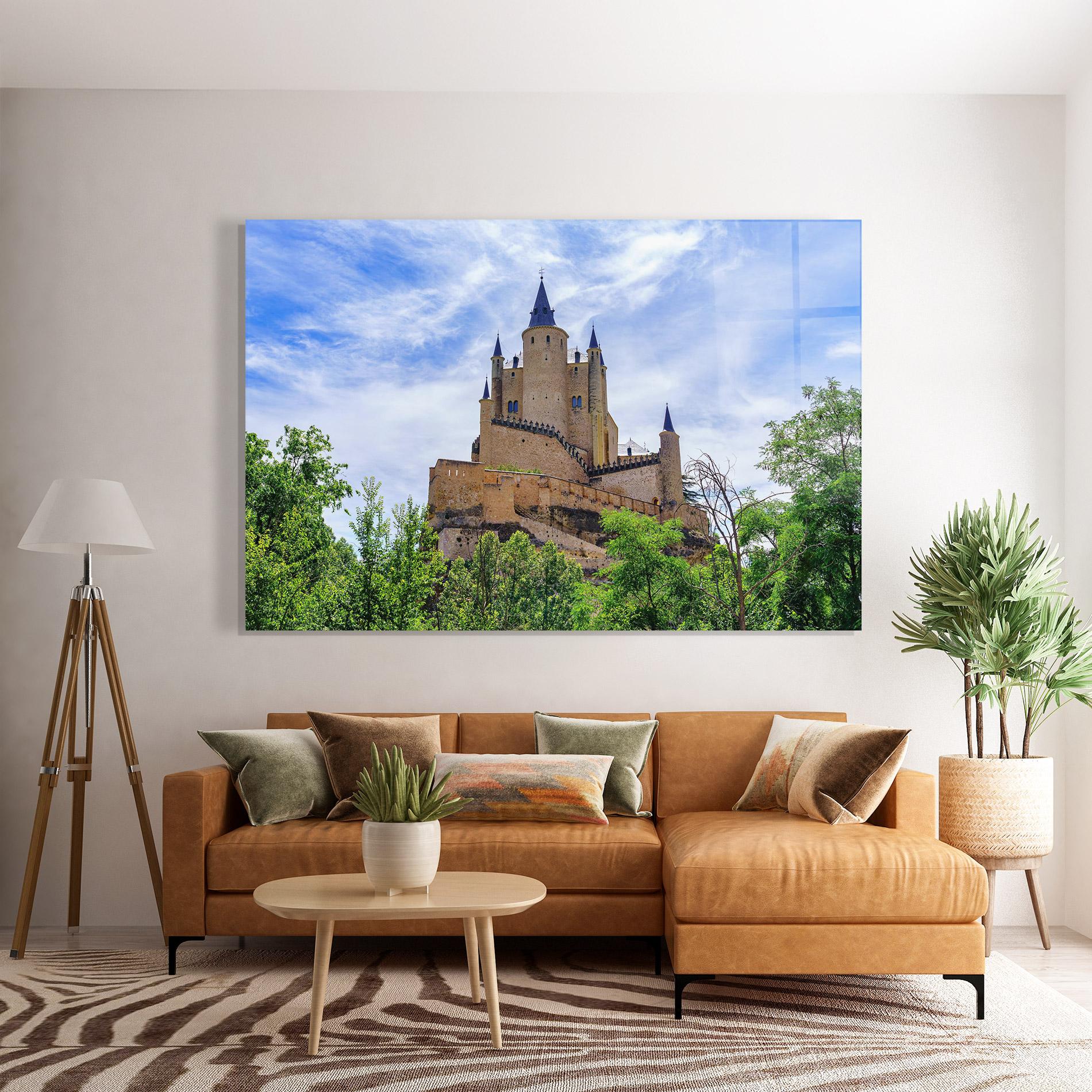 Üvegkép Castle Alcazar mockup 7