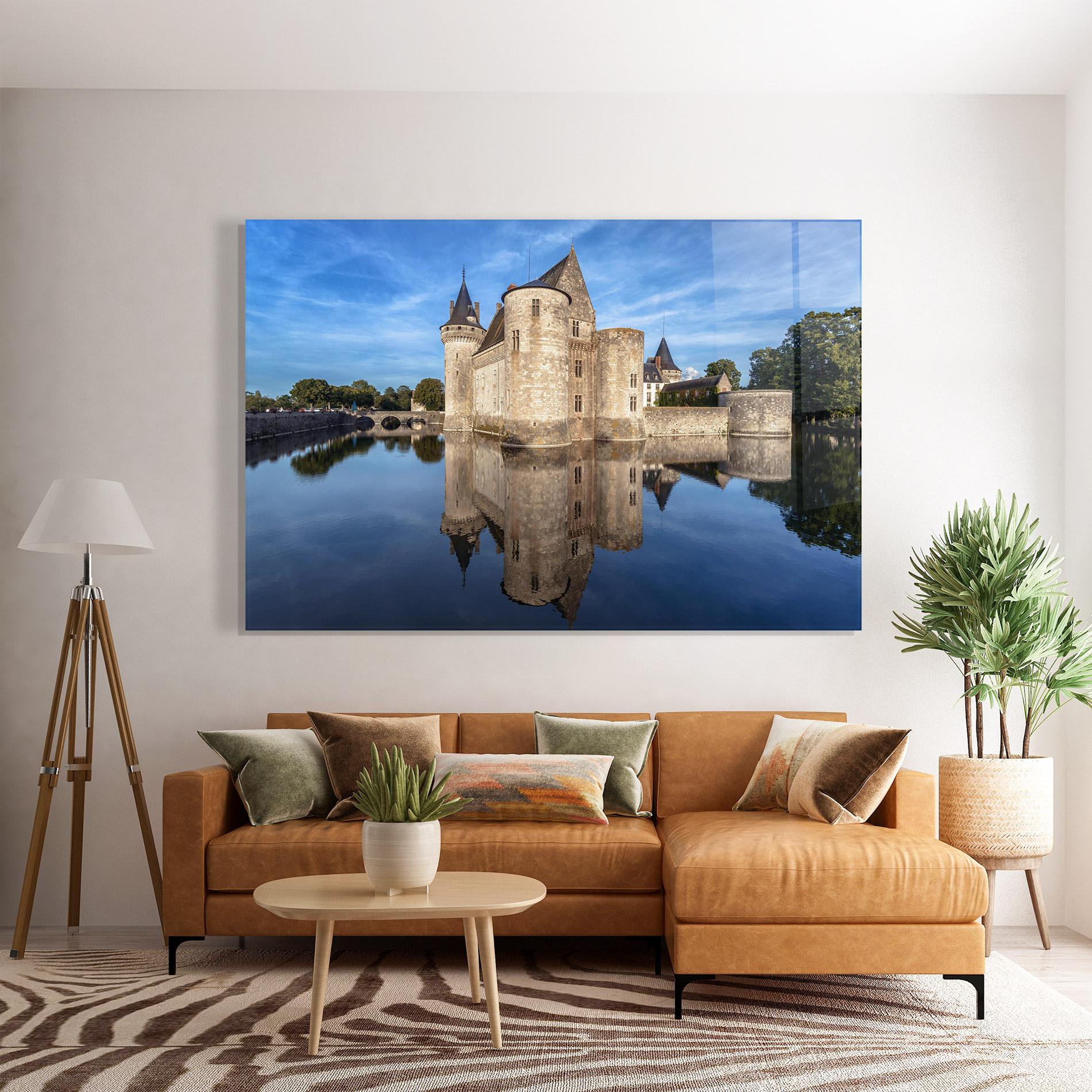Üvegkép Castle Chateau De Sullysurloire mockup 7