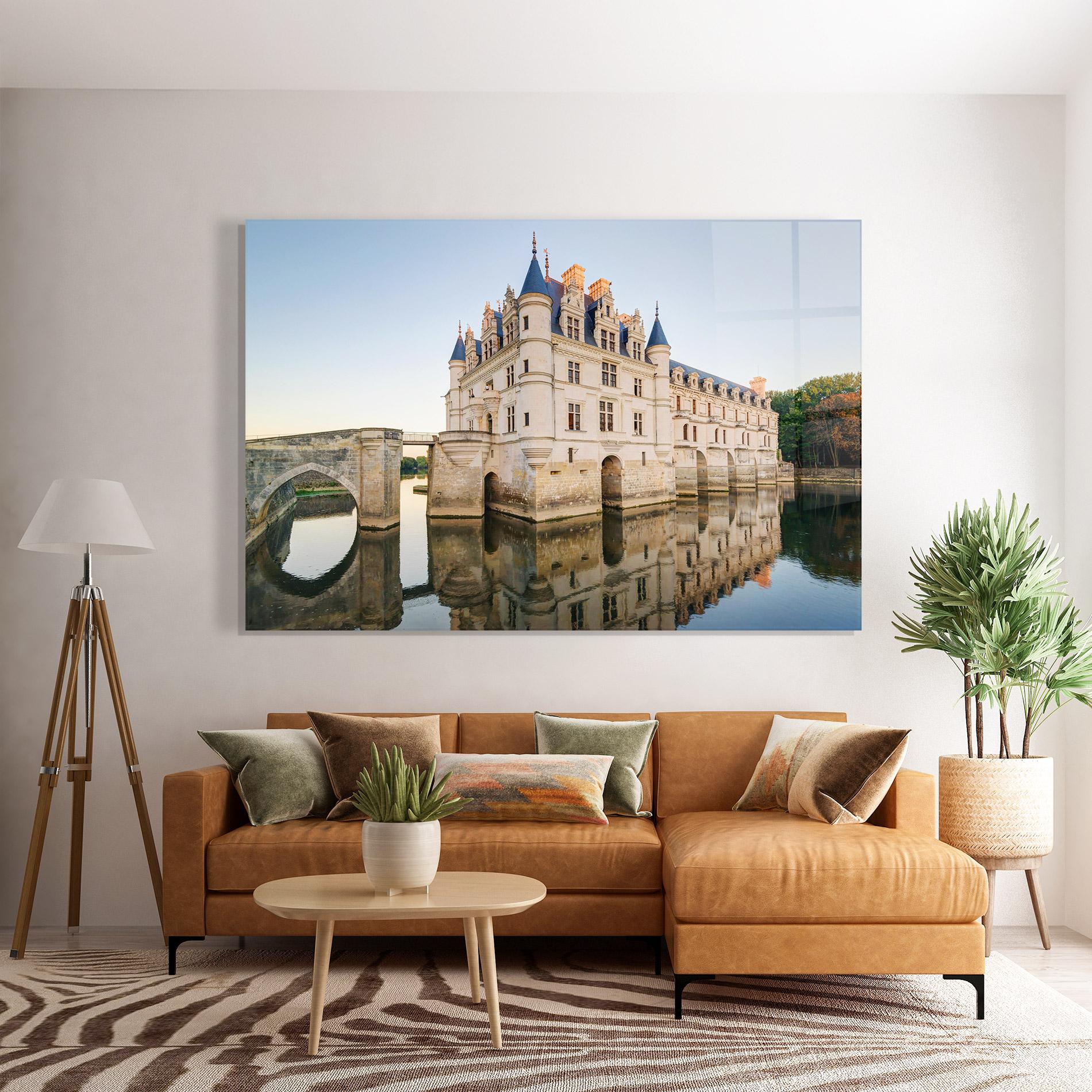 Üvegkép Chateau France mockup 7