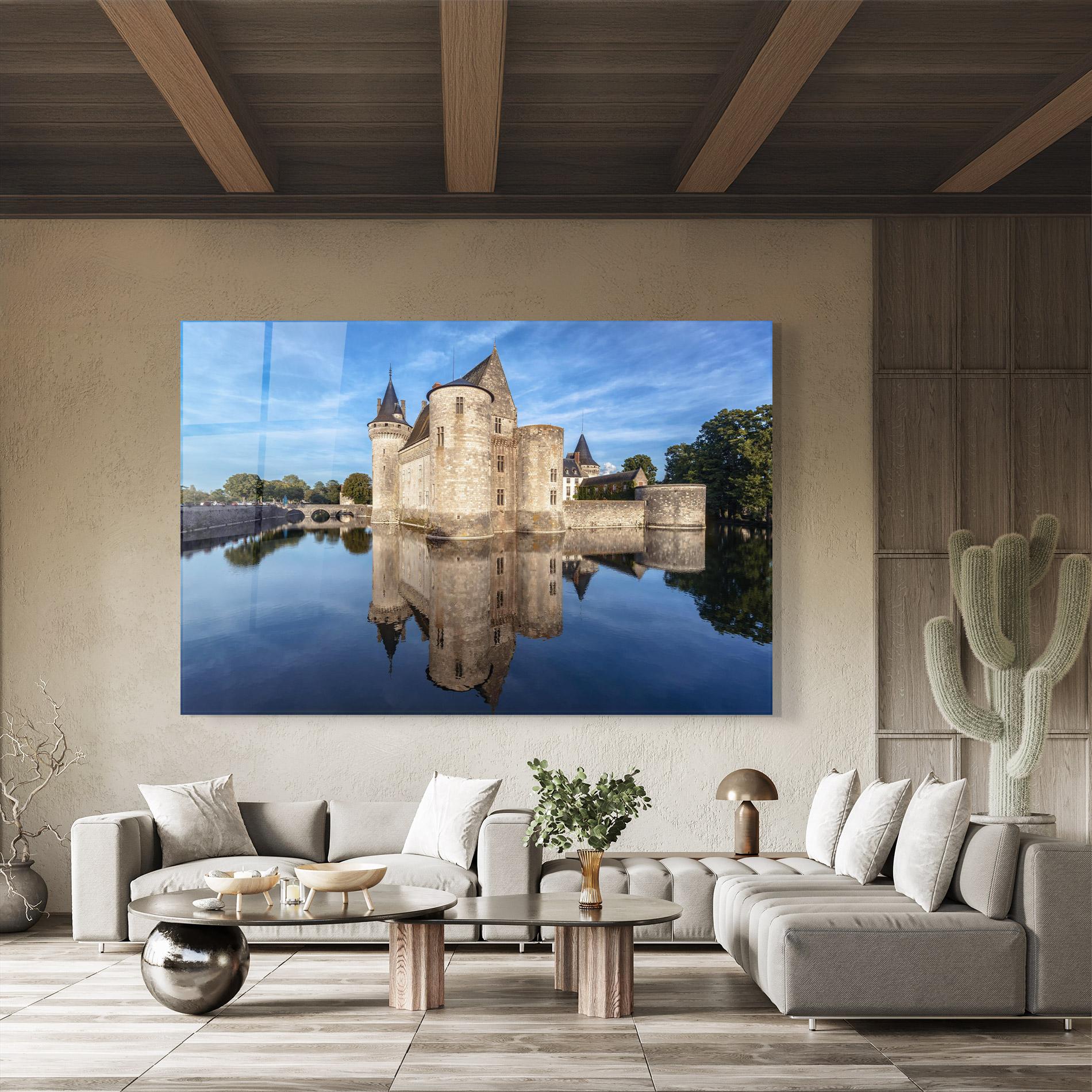 Üvegkép Castle Chateau De Sullysurloire mockup 8