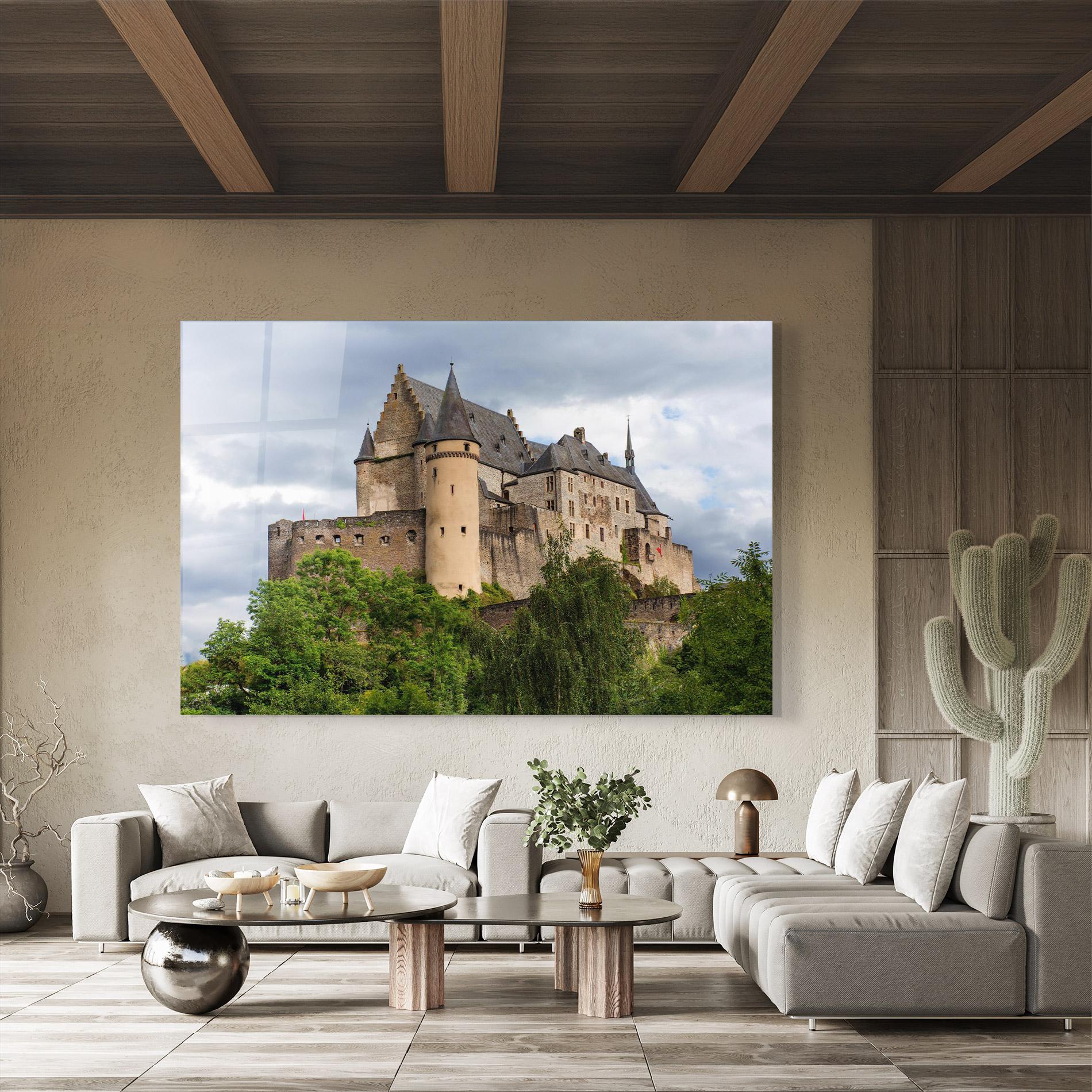 Üvegkép Castle Vianden mockup 8