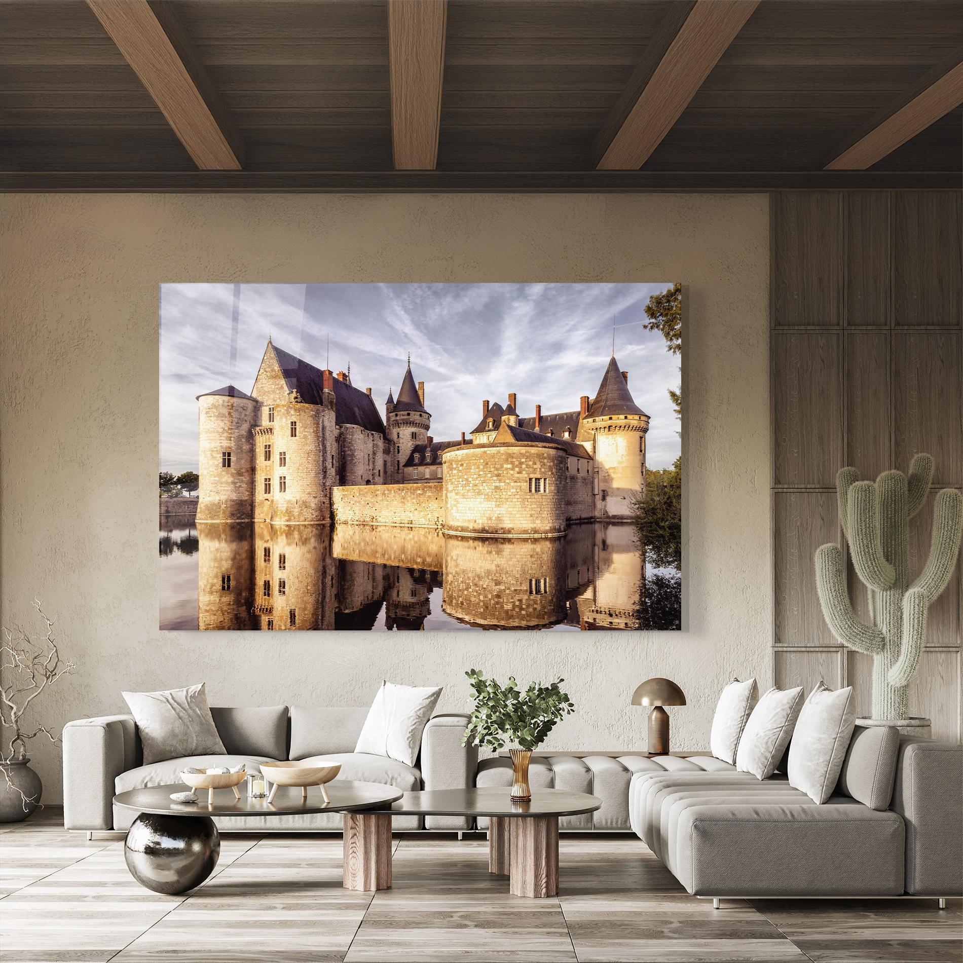 Üvegkép Chateau Castle mockup 8