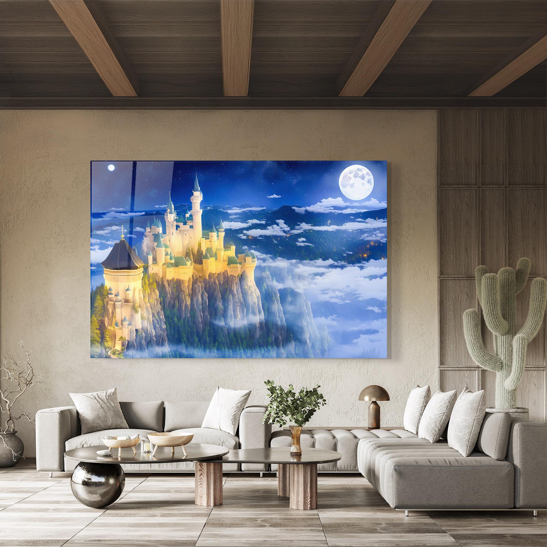 Üvegkép Fairytale Castle mockup 8