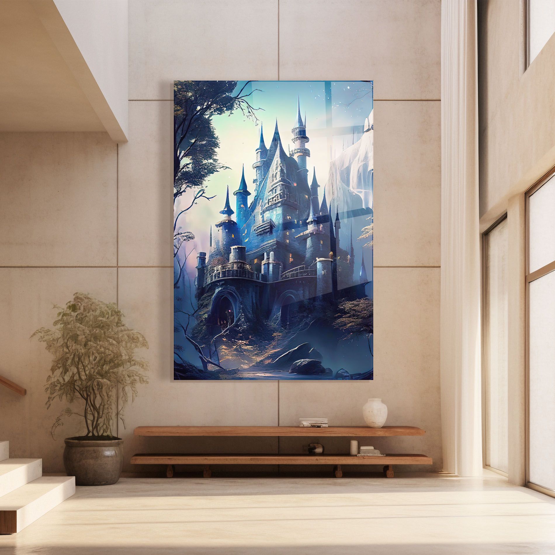 Blue Art Castle mockup 8