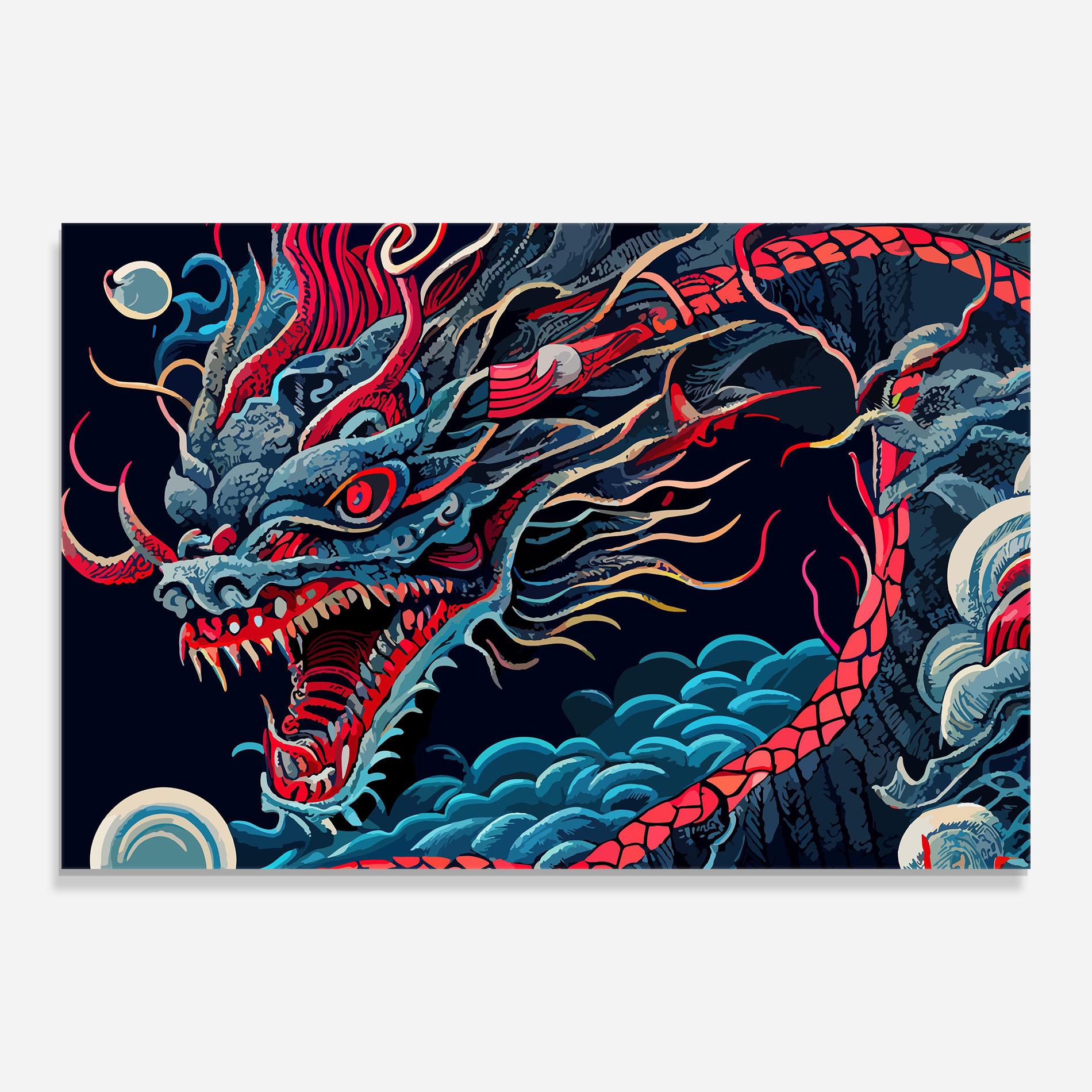 Üvegkép Cloud Dragon mockup 0