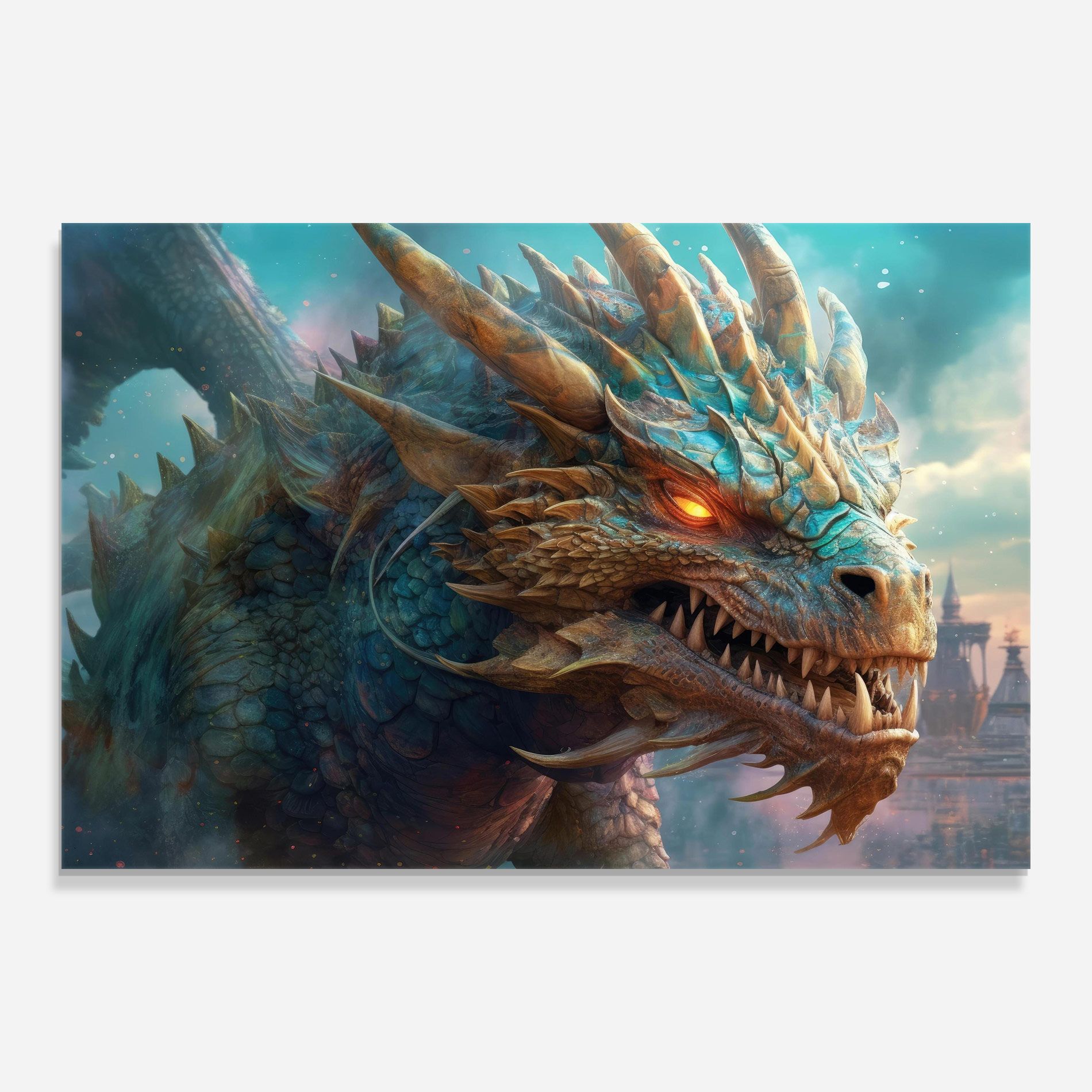 Pretty Blue Dragon mockup 0
