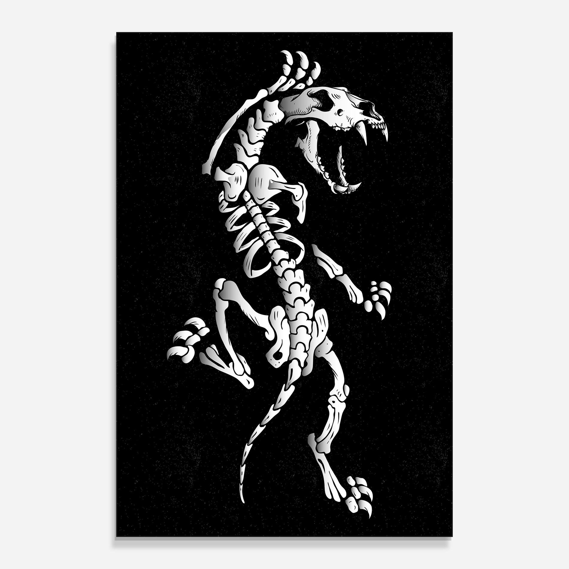 Üvegkép Creature Skull mockup 0