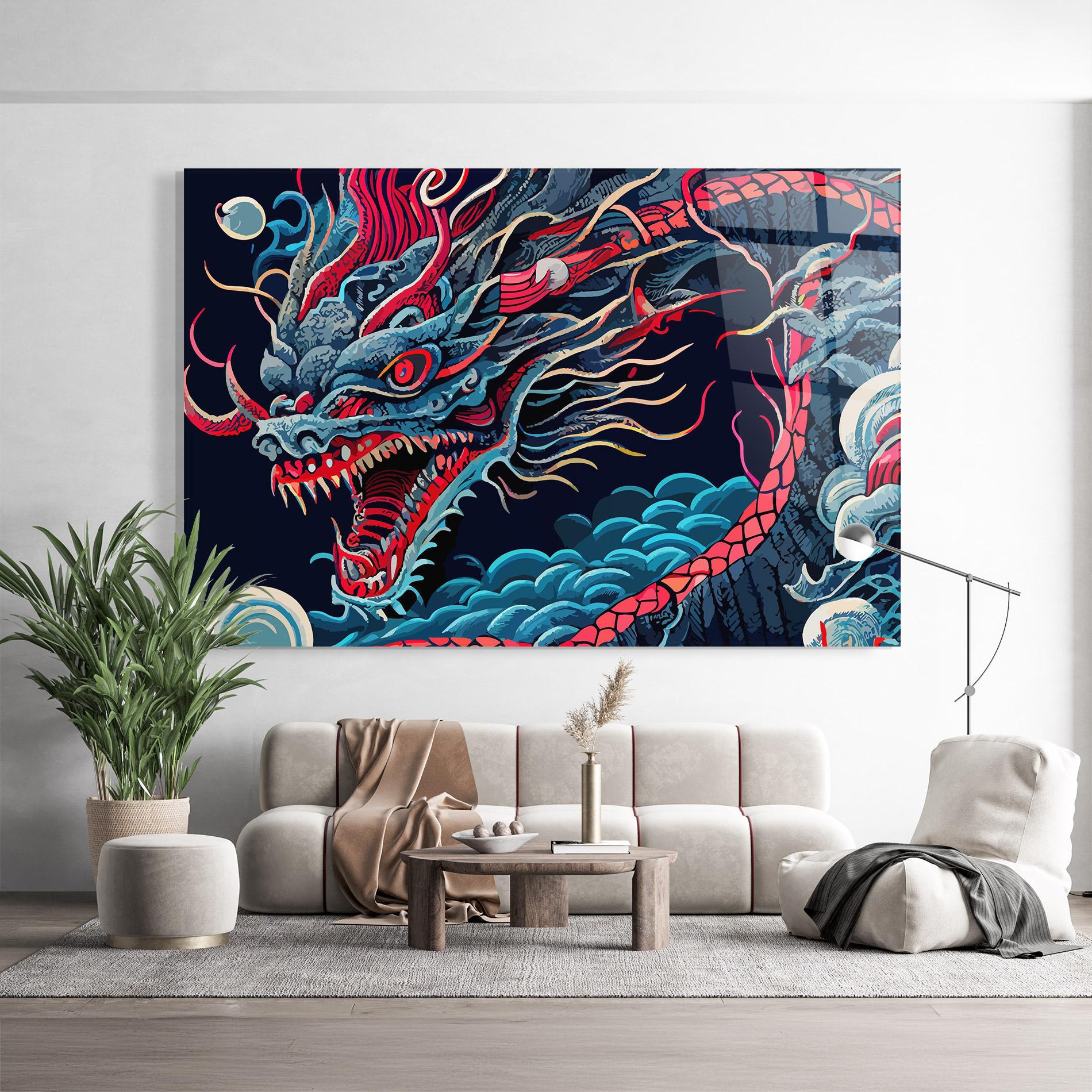 Üvegkép Cloud Dragon mockup 9