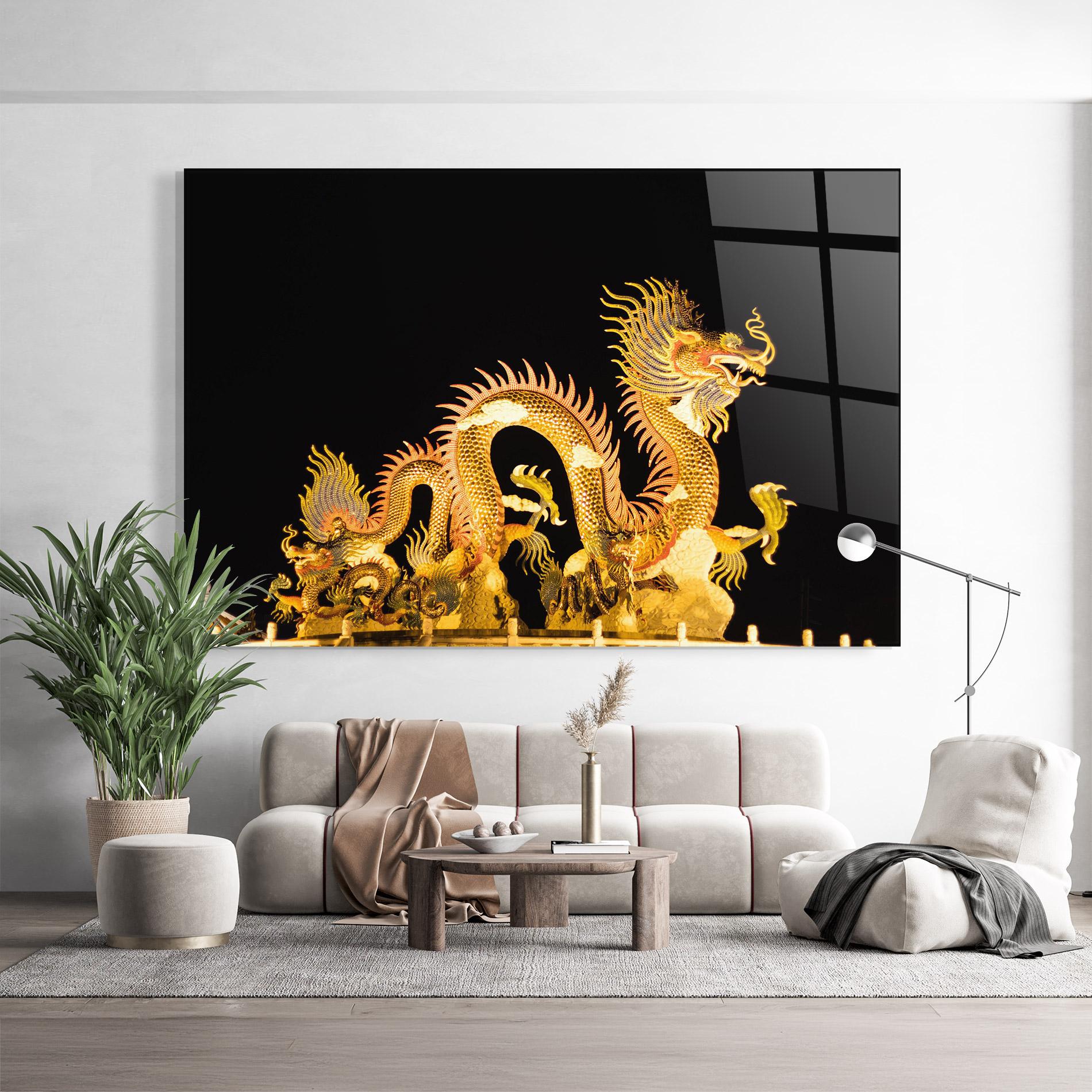 Üvegkép Golden Dragon Lights mockup 9