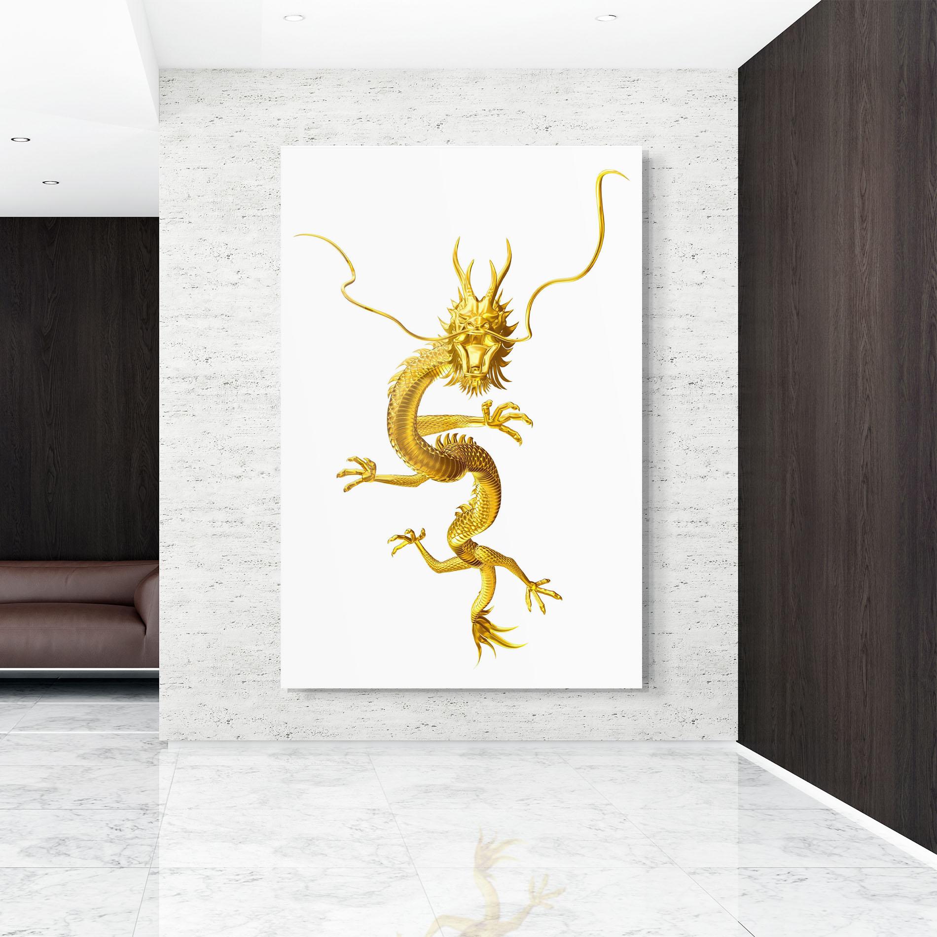 Üvegkép Golden Dragon mockup 9