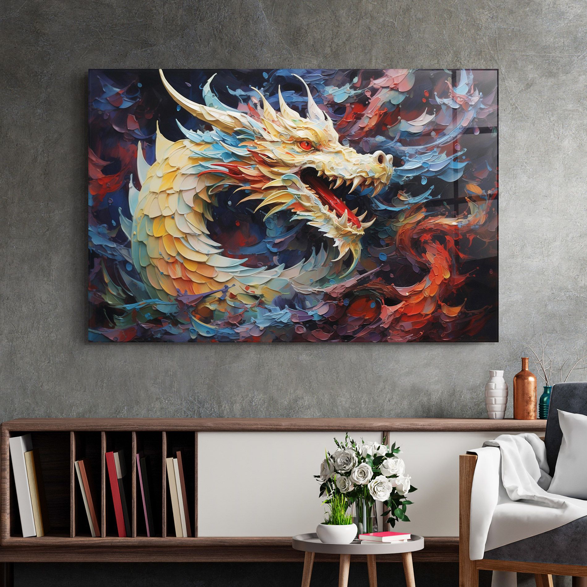Fantasy Dragon Art mockup 2