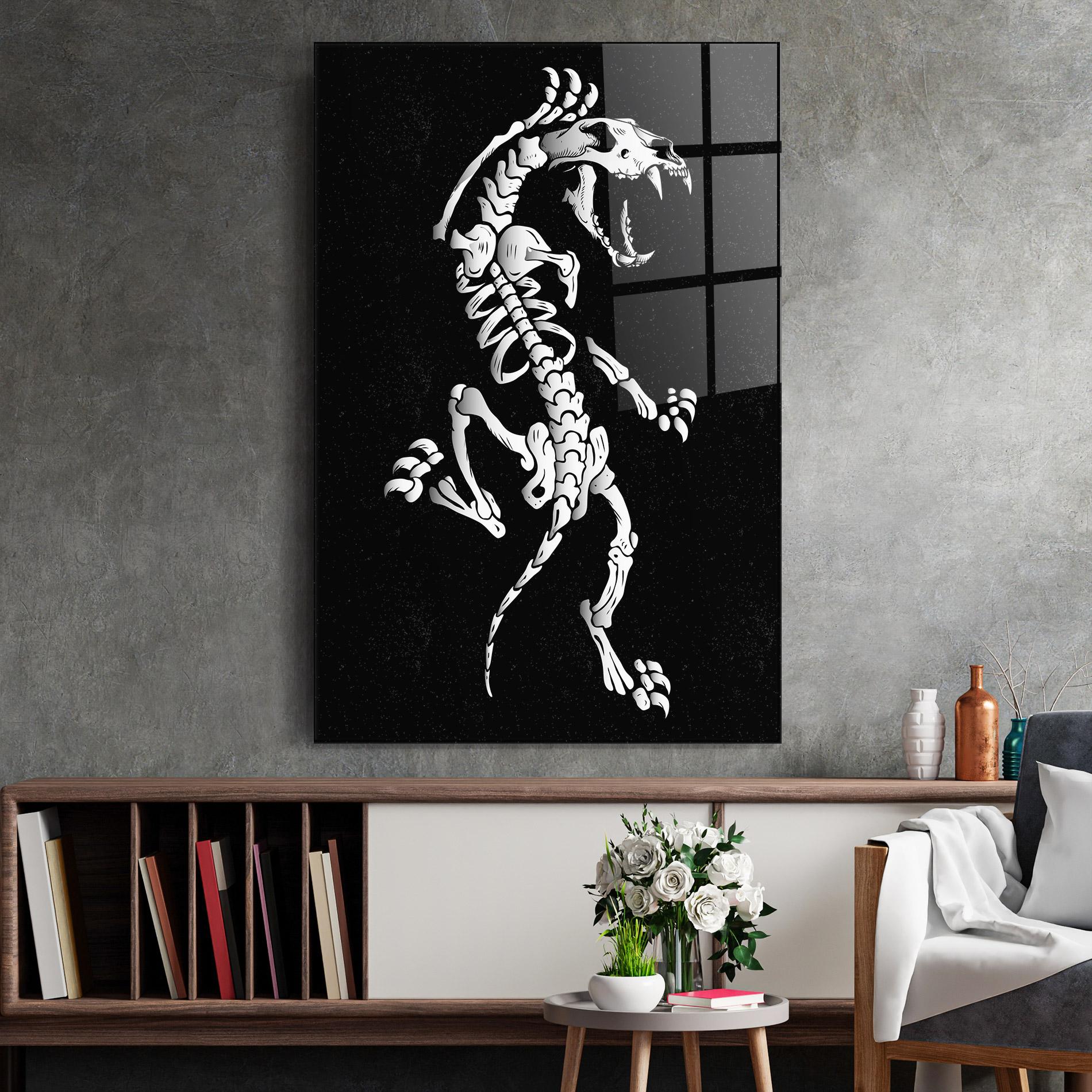 Üvegkép Creature Skull mockup 2