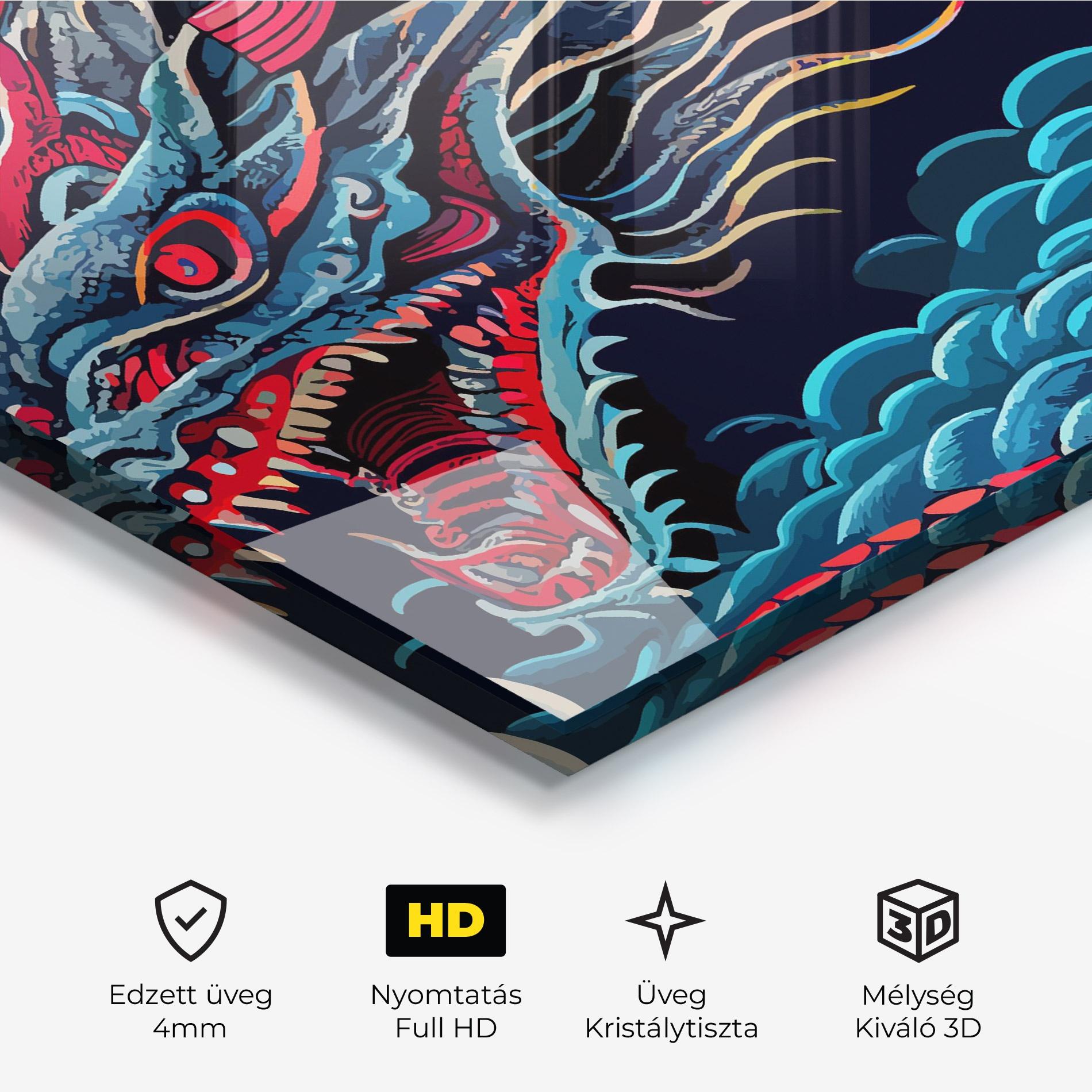 Üvegkép Cloud Dragon mockup 3