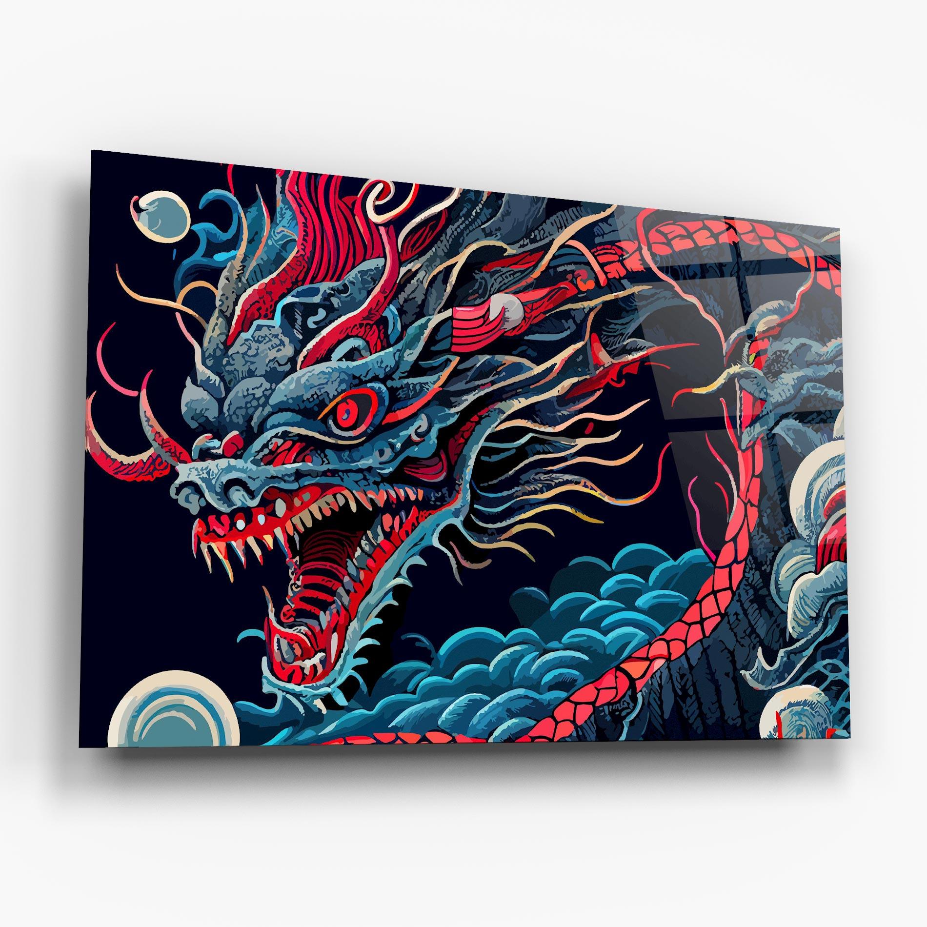 Üvegkép Cloud Dragon mockup 6