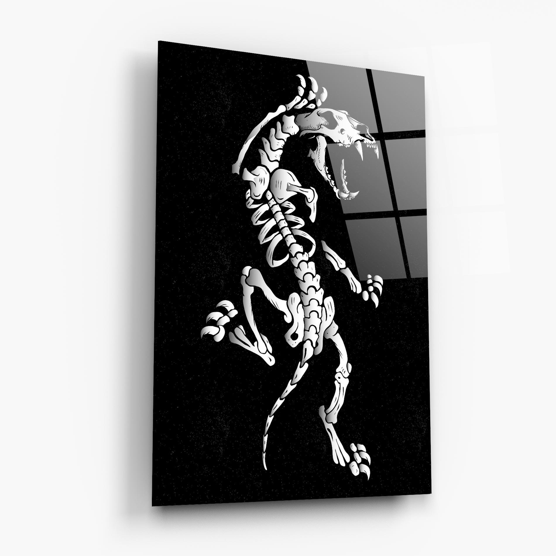 Üvegkép Creature Skull mockup 6