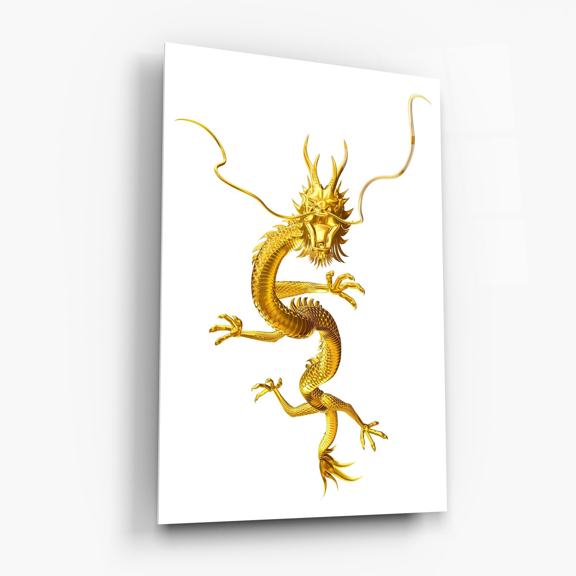 Üvegkép Golden Dragon mockup 6