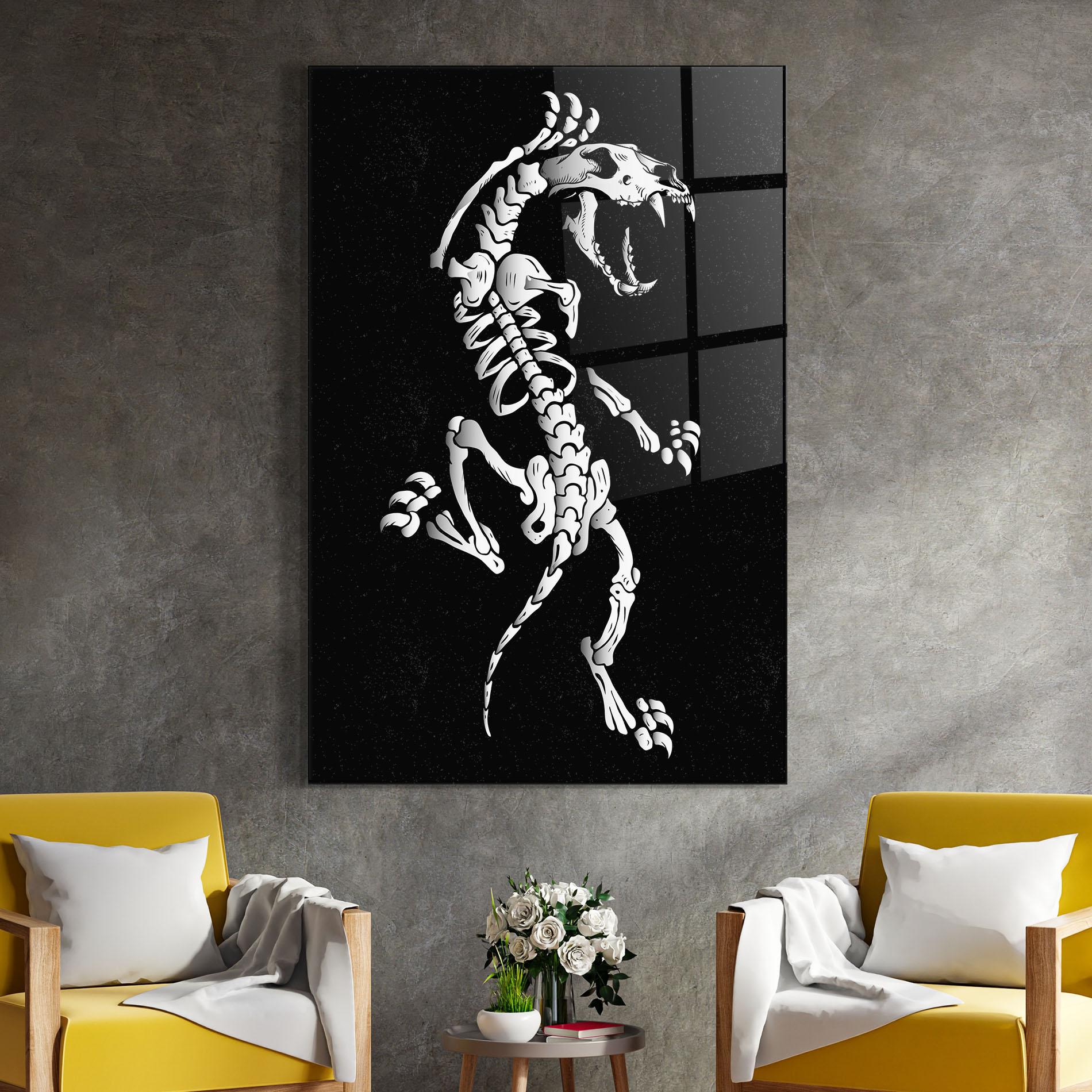 Üvegkép Creature Skull mockup 4