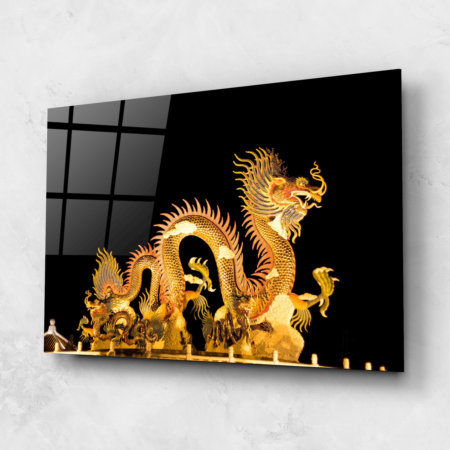 Üvegkép Golden Dragon Lights mockup 1