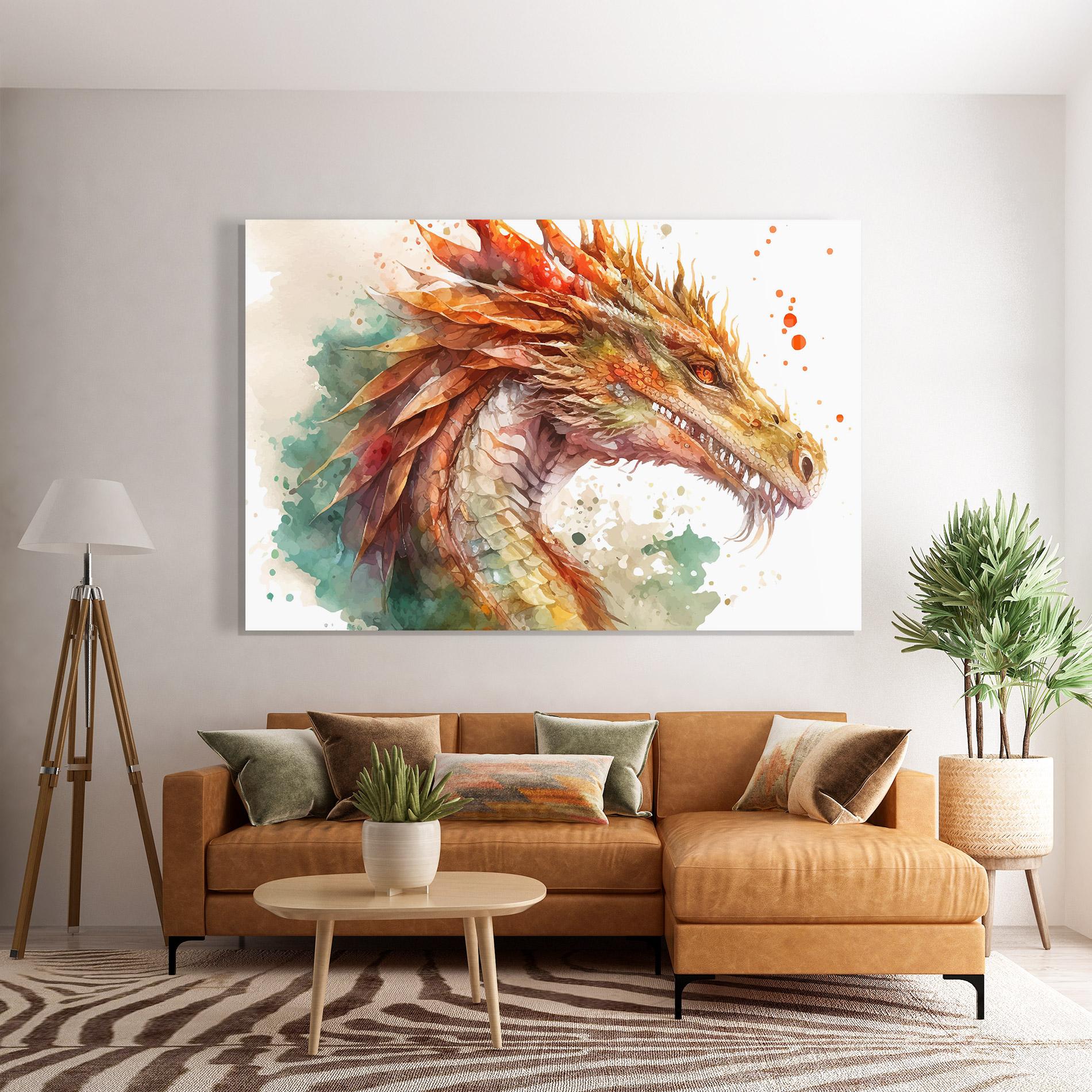 Üvegkép Earth Dragon mockup 7