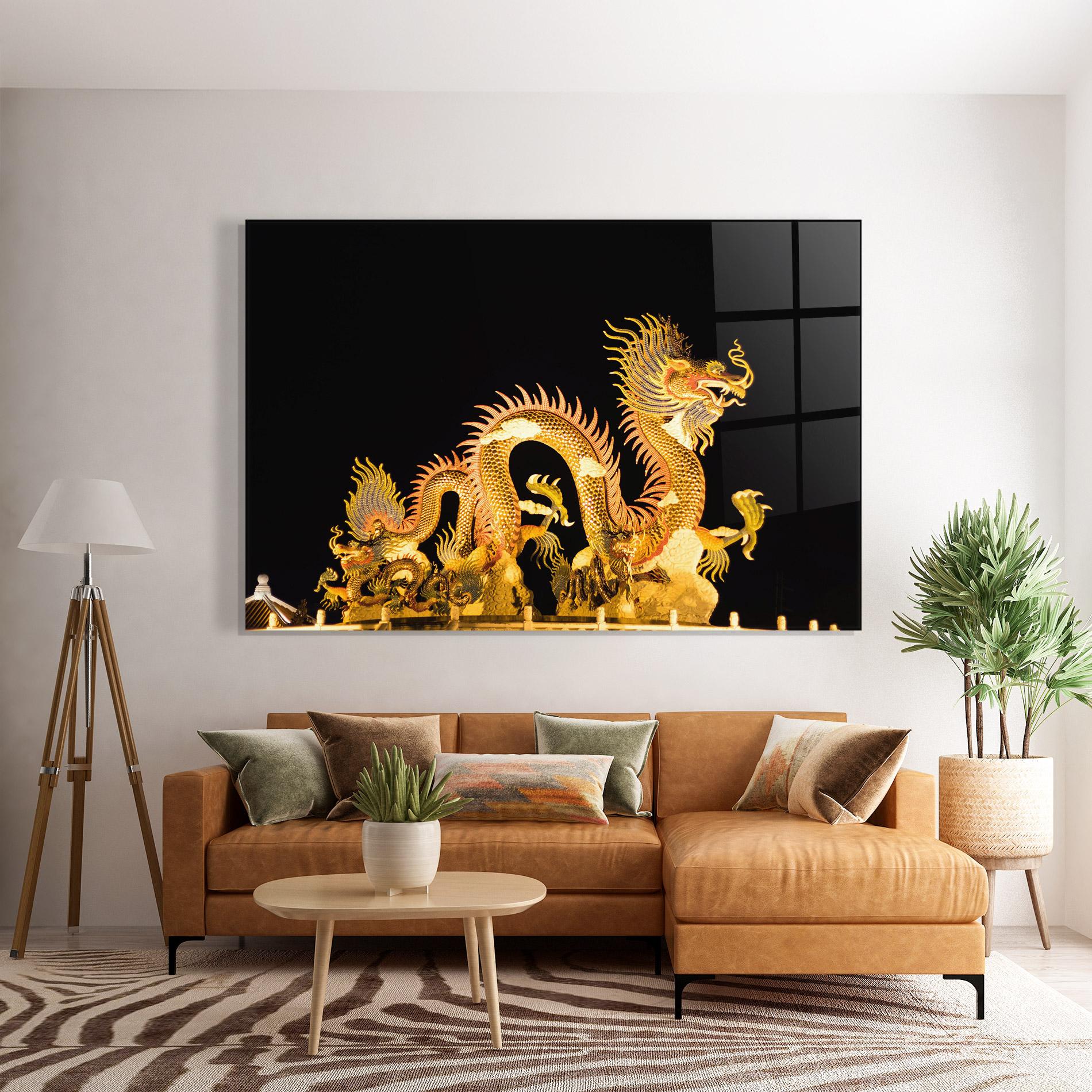 Üvegkép Golden Dragon Lights mockup 7