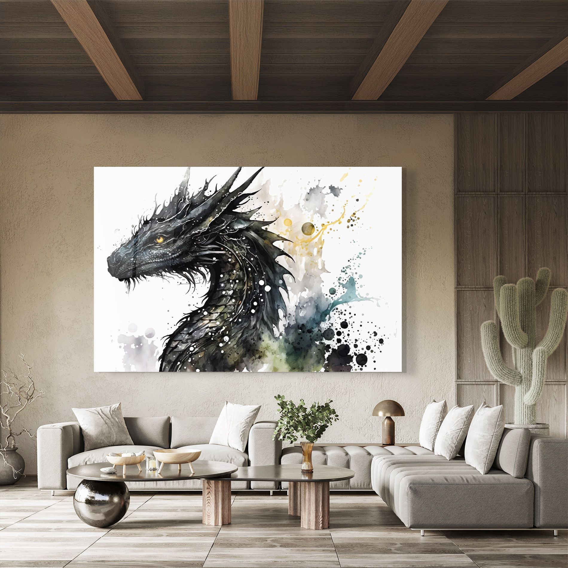 Black Dragon Art mockup 8