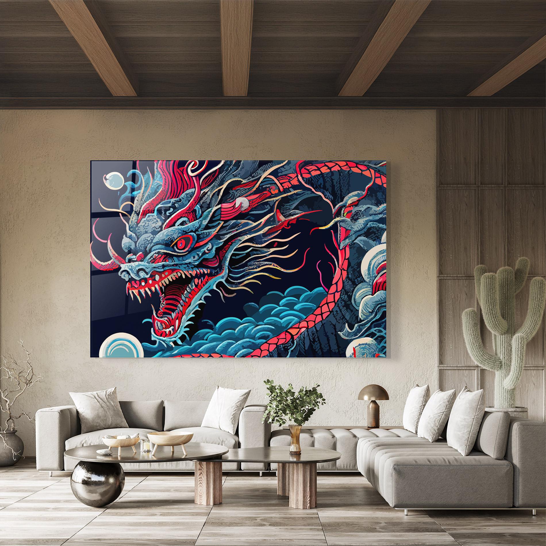 Üvegkép Cloud Dragon mockup 8