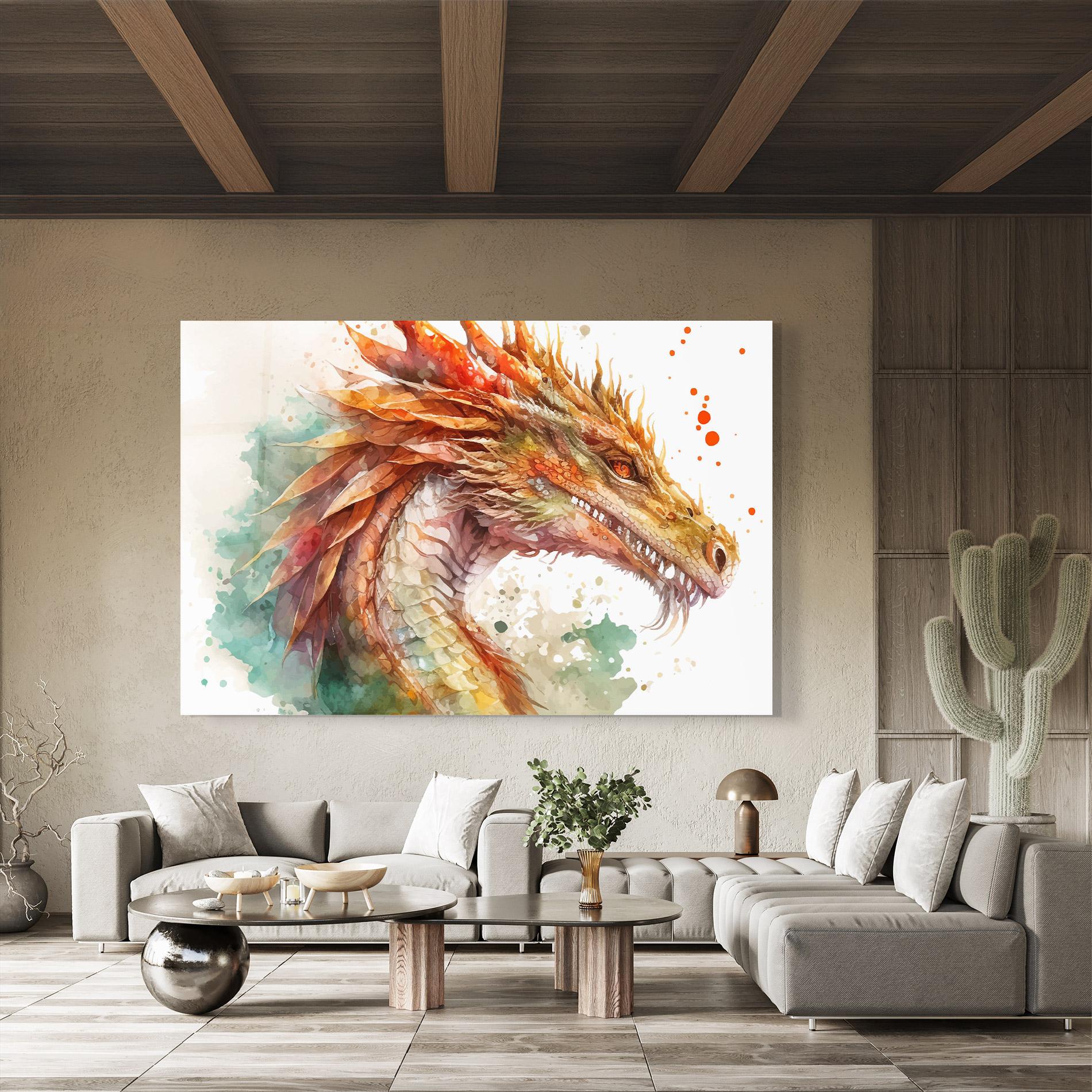 Üvegkép Earth Dragon mockup 8