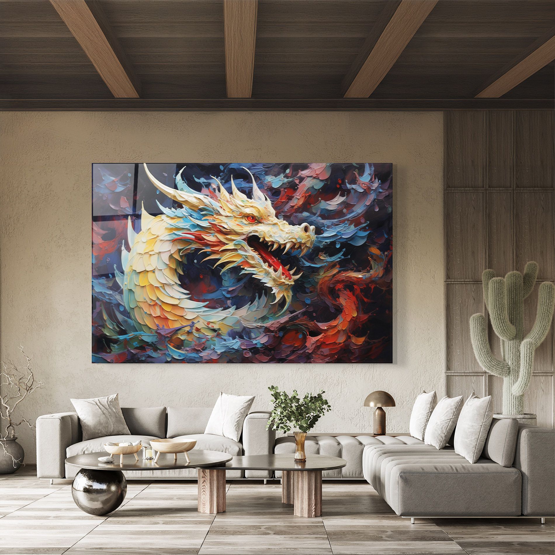 Fantasy Dragon Art mockup 8